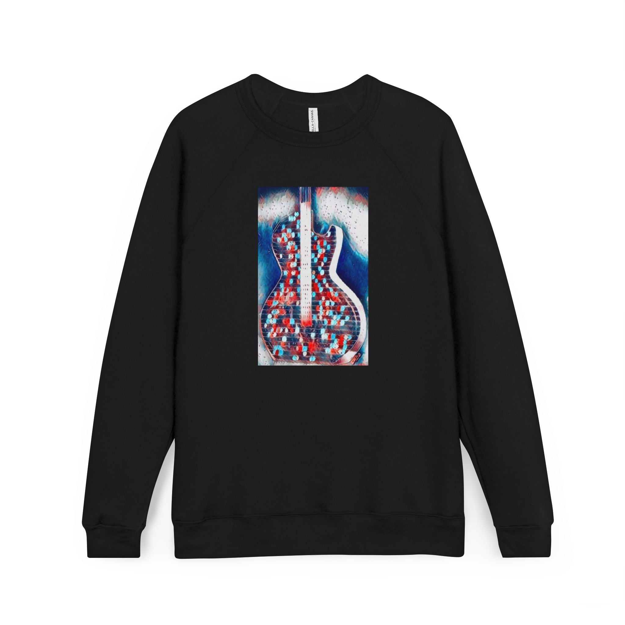 ALL AMERICAN GUITAR Sweatshirt — Red White &amp; Blue