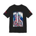 All American Guitar T-Shirt — Red White & Blue