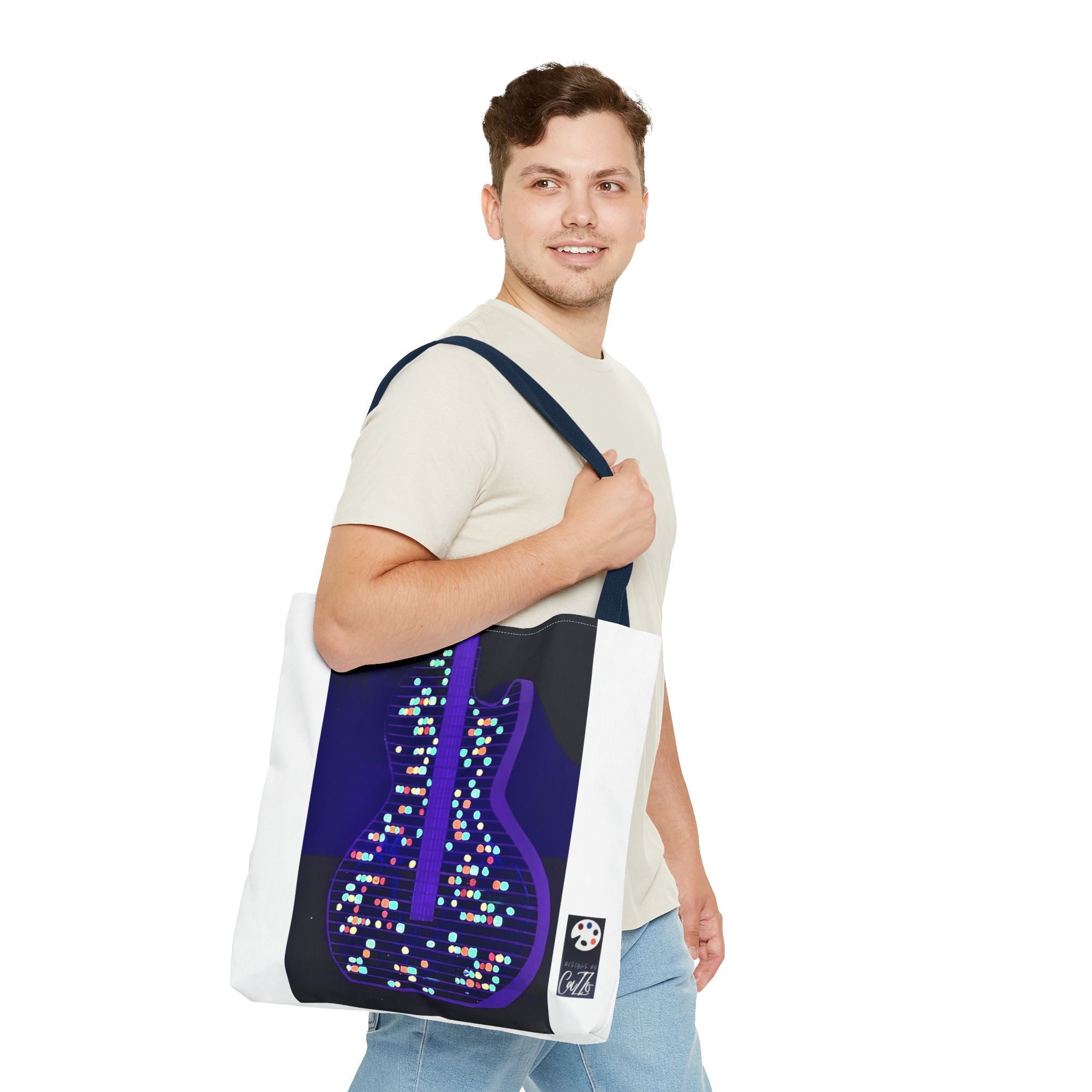 ALL AMERICAN GUITAR Tote Bag  Neon