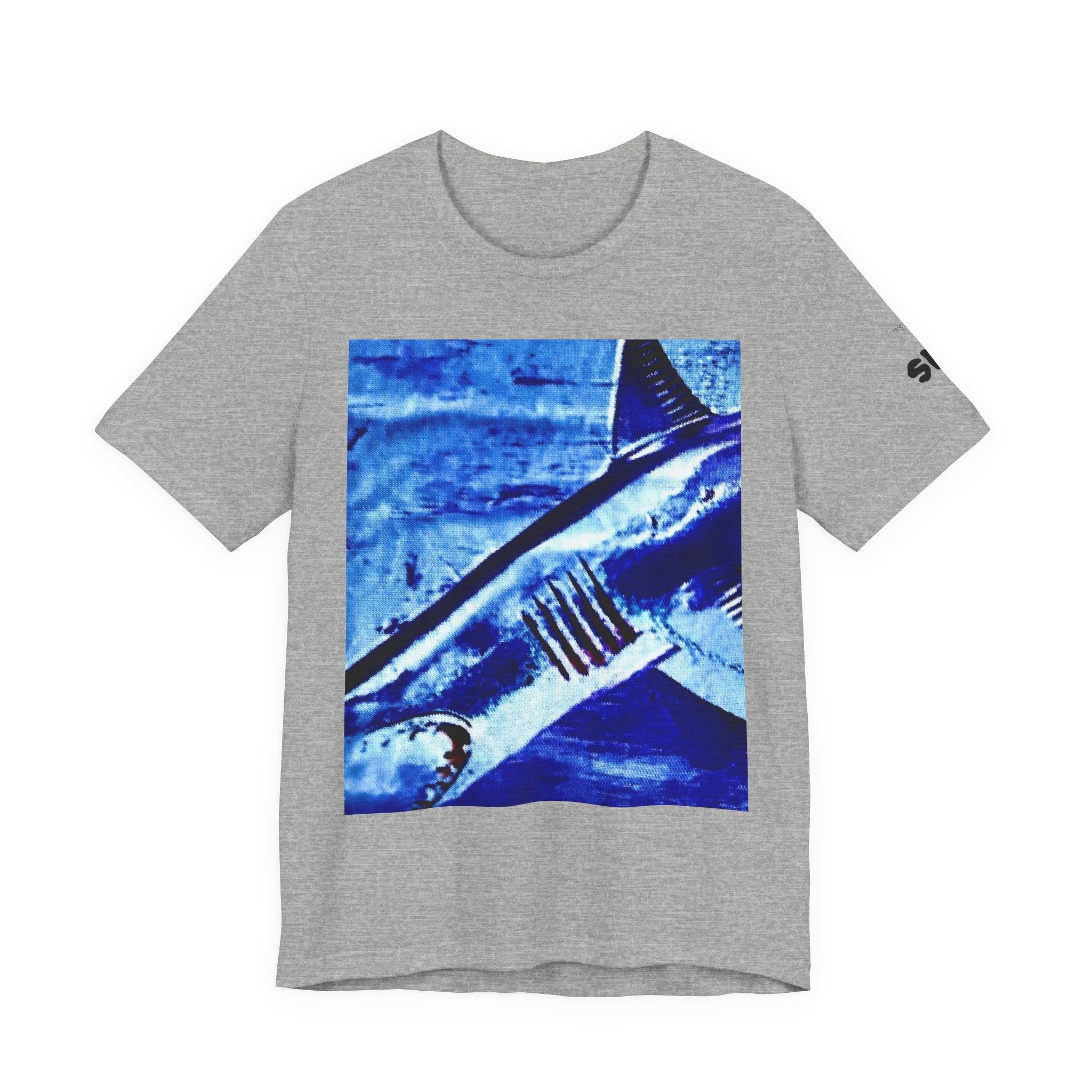 SHARK WEEK "BENEATH THE SURFACE"  T SHIRT BLUE