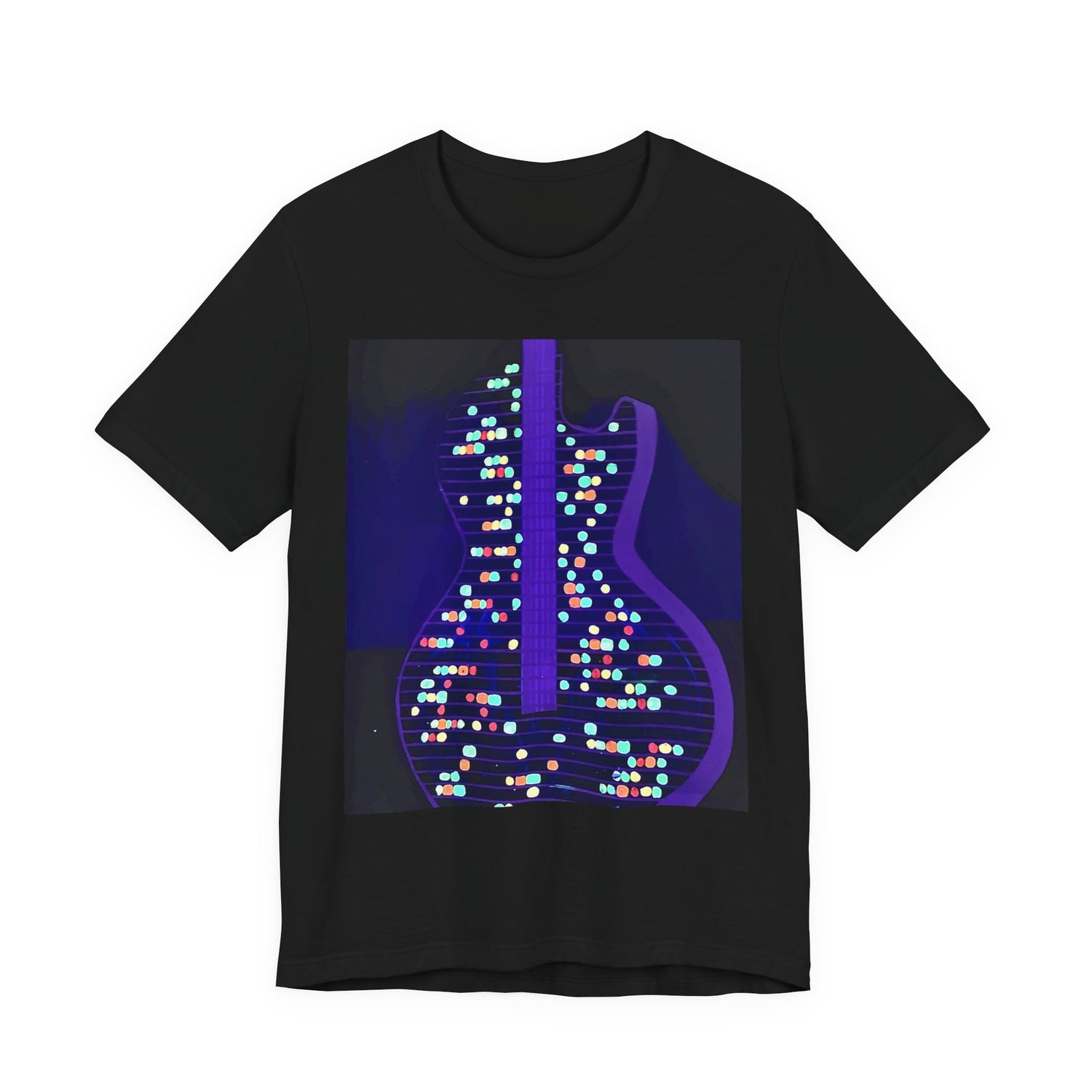 ALL AMERICAN GUITAR T-Shirt — Neon