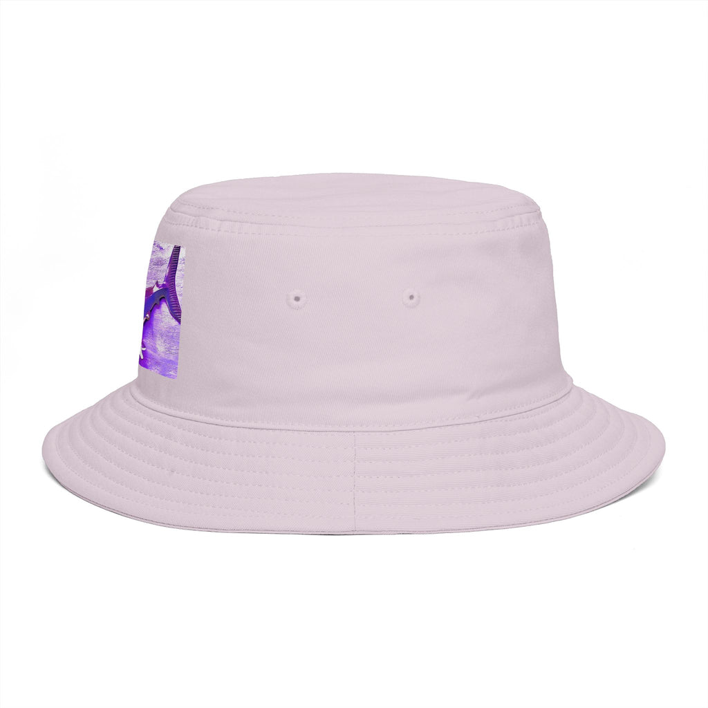 SHARK WEEK BUCKET HAT "Beneath the Surface" Purple | Shark Art Hat