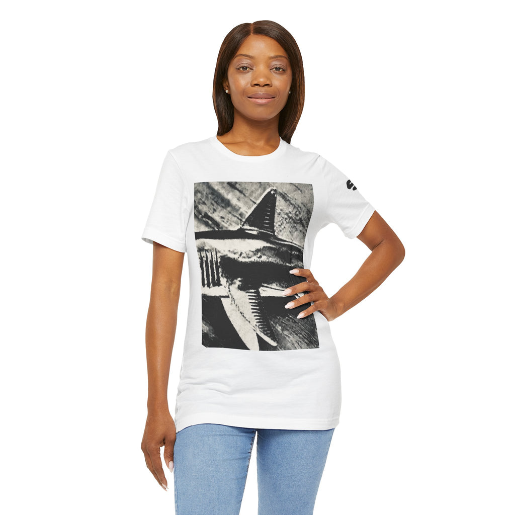 SHARK WEEK T SHIRT -  "Beneath the Surface"  Monochrome