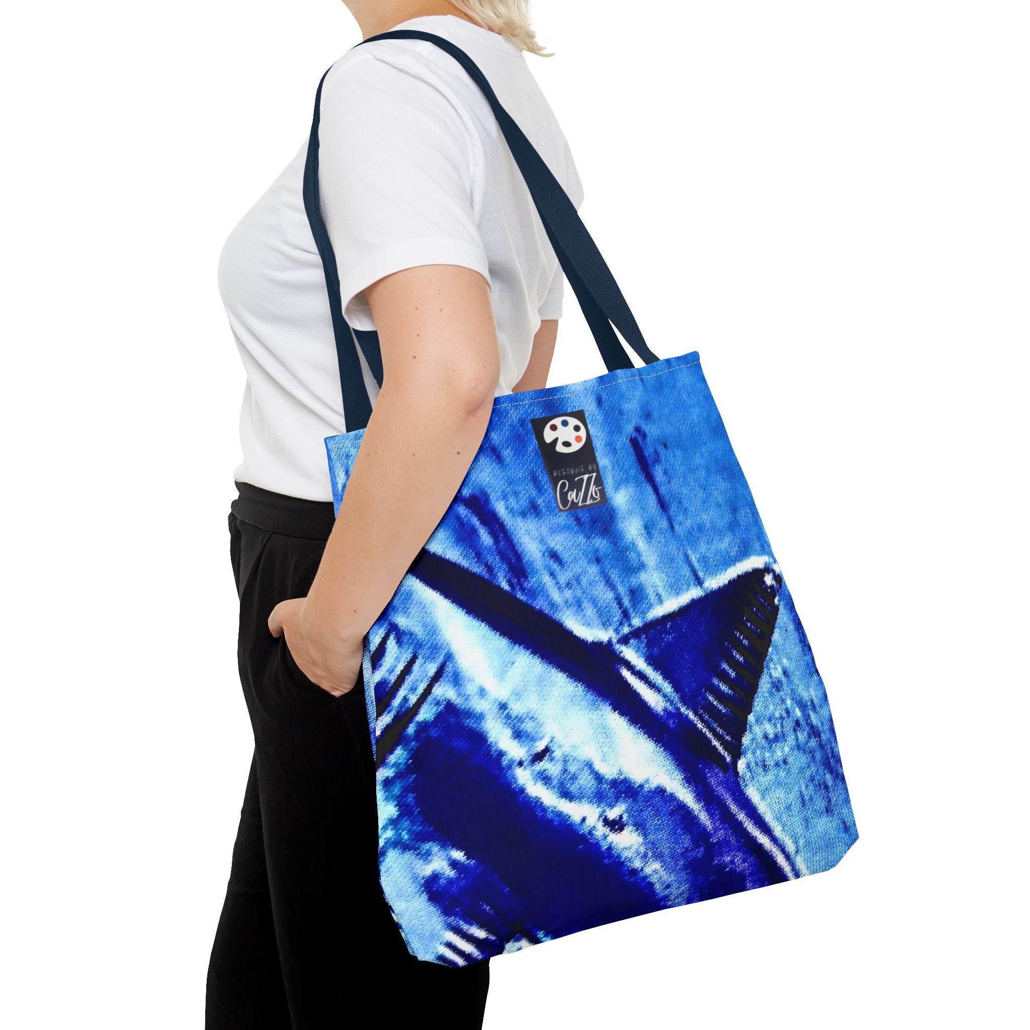 SHARK WEEK Tote  "Beneath the Surface" Blue