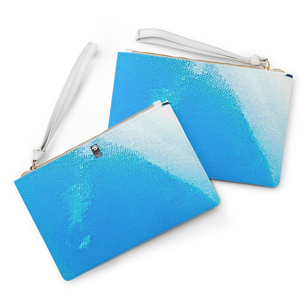 Blue Ocean Gradient Clutch Bag — Coastal Wave Wristlet
