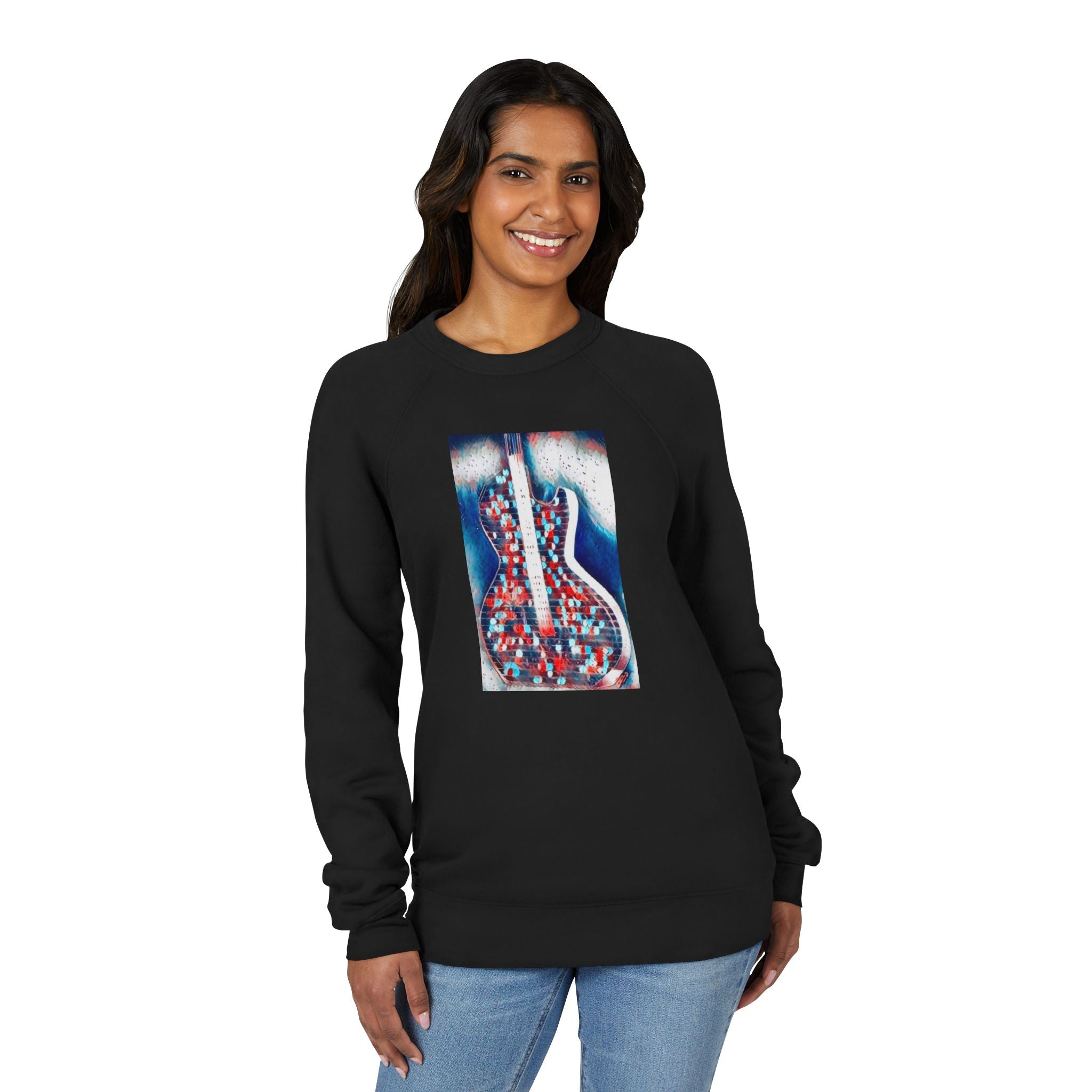 ALL AMERICAN GUITAR Sweatshirt — Red White & Blue