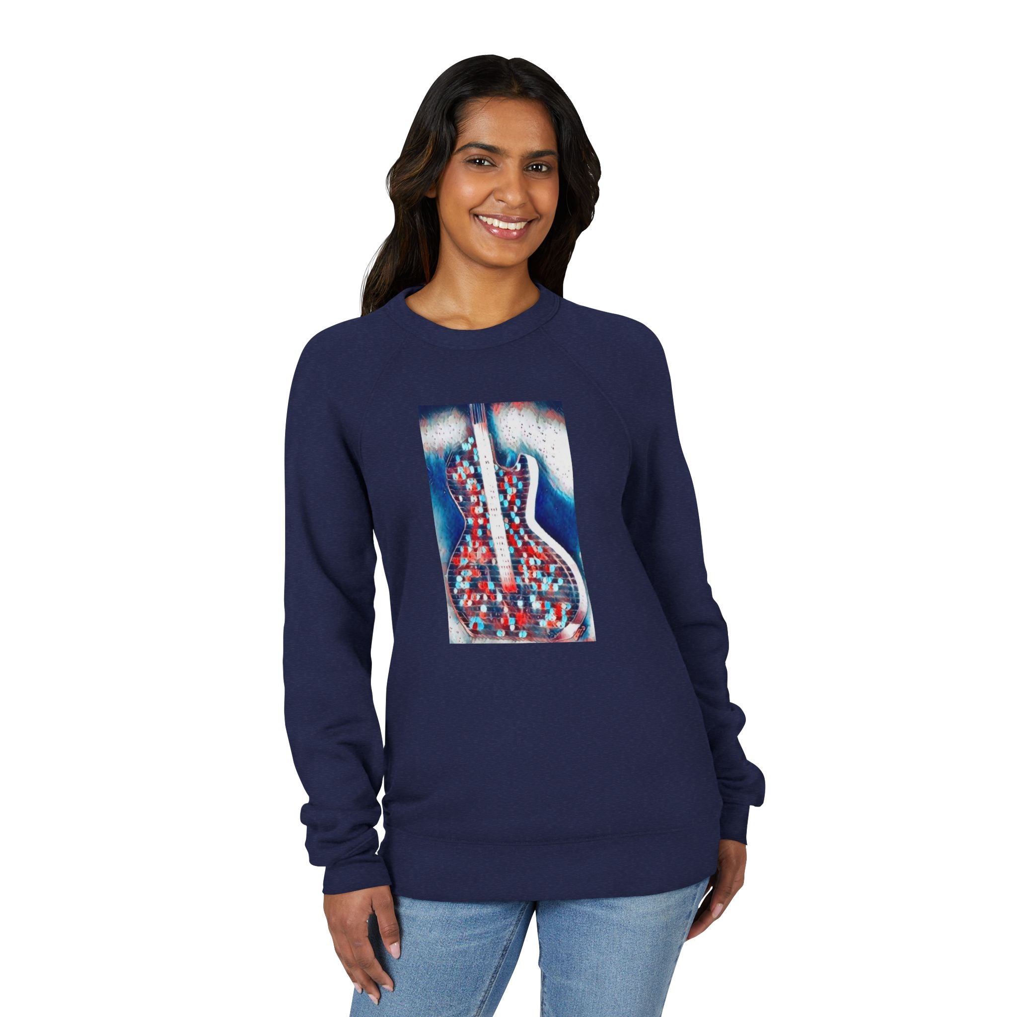 ALL AMERICAN GUITAR Sweatshirt — Red White & Blue