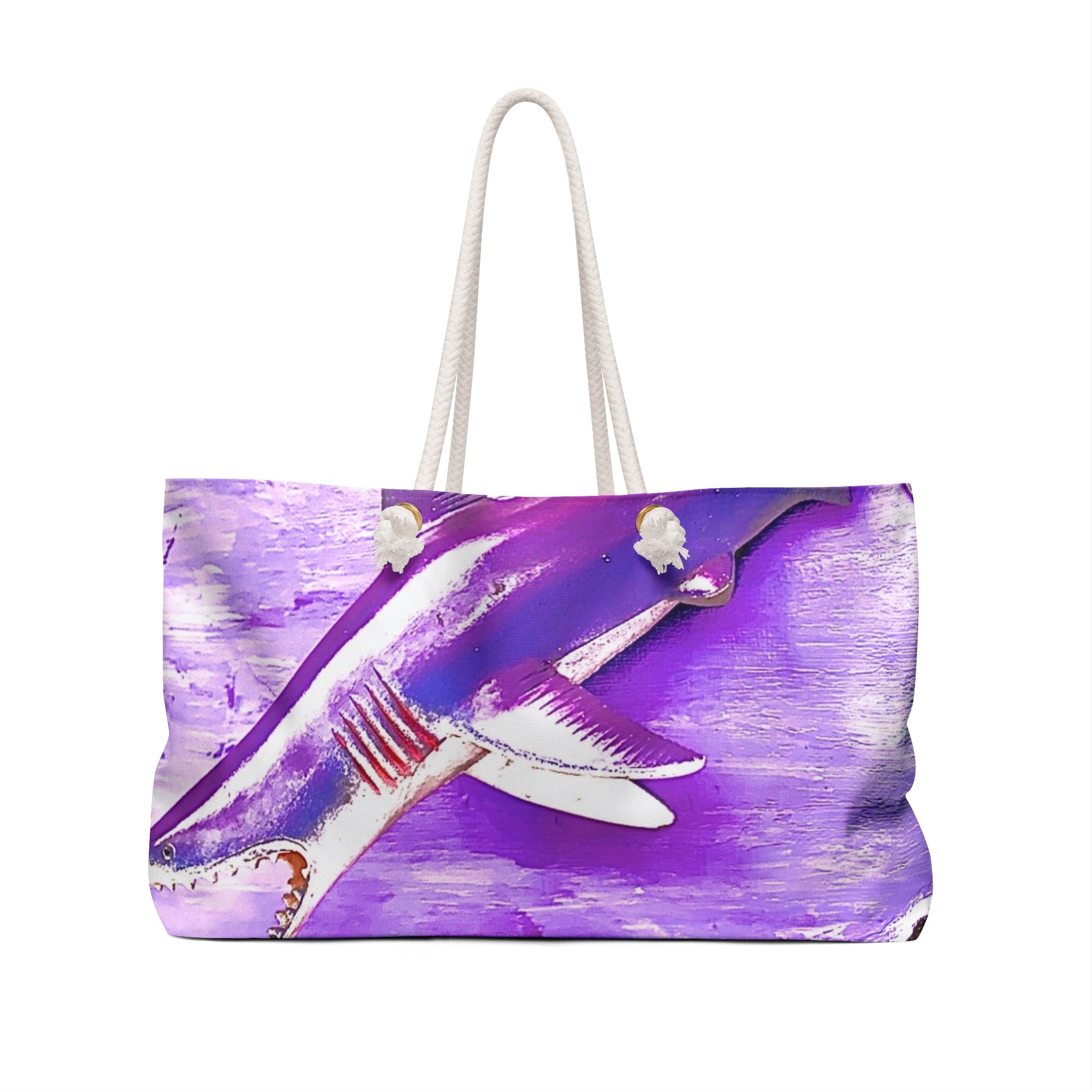 SHARK WEEK BAG Weekender Bag PURPLE