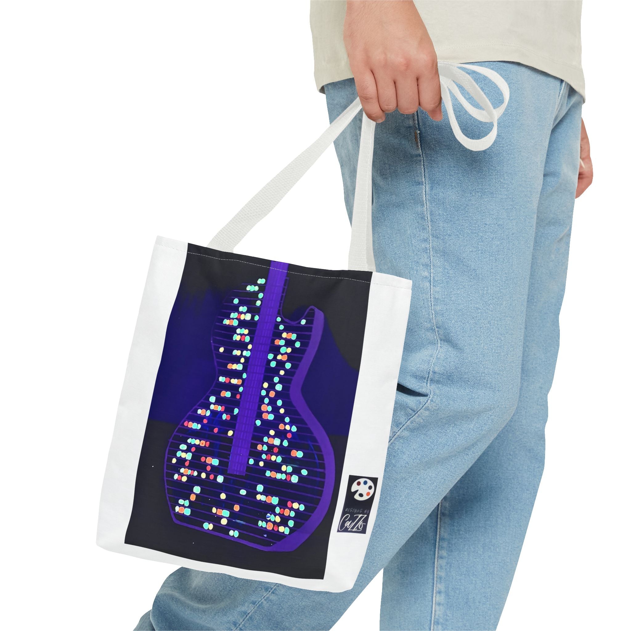 ALL AMERICAN GUITAR Tote Bag  Neon