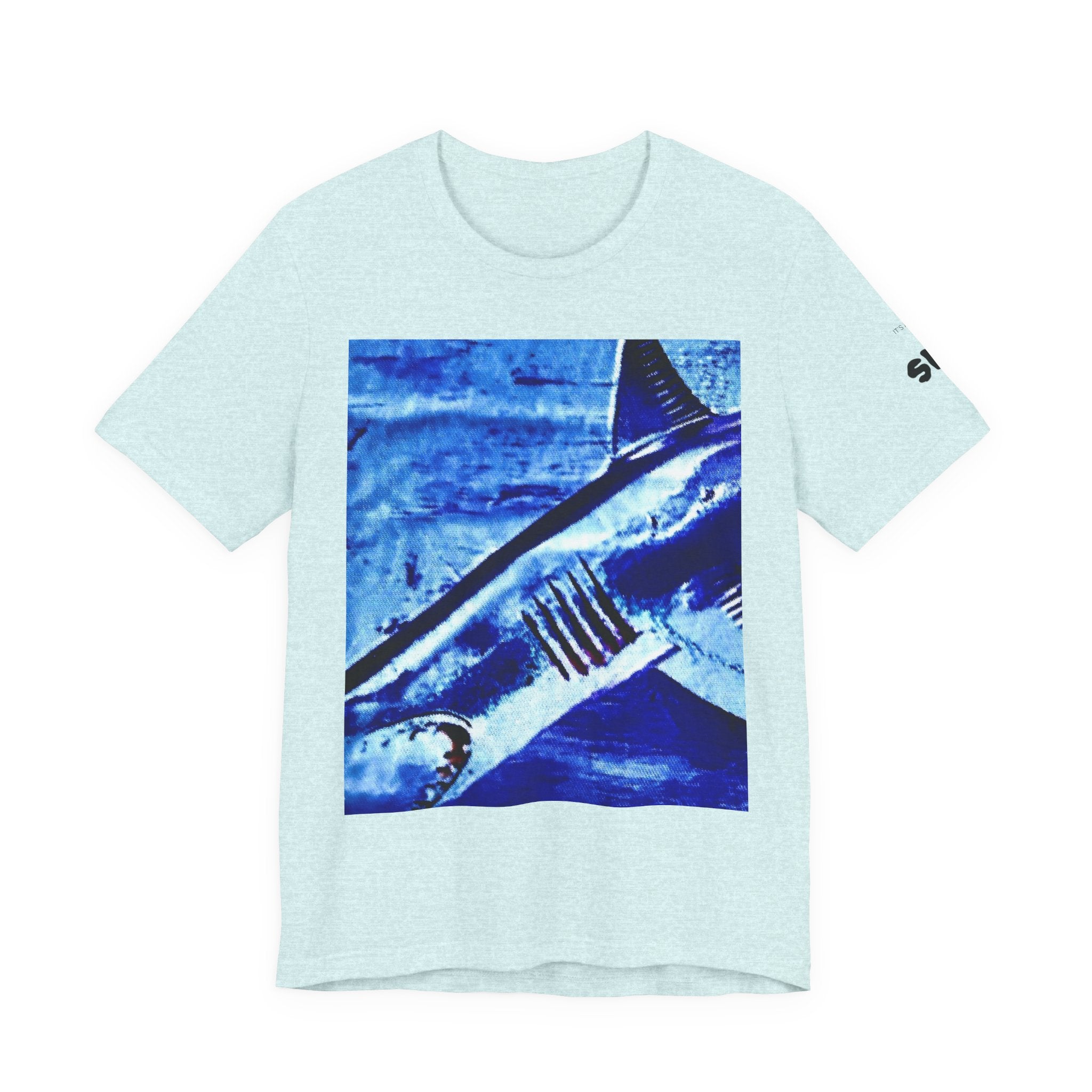SHARK WEEK "BENEATH THE SURFACE"  T SHIRT BLUE
