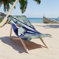 SHARK WEEK Beach Towel - "Beneath the Surface" Blue Steel
