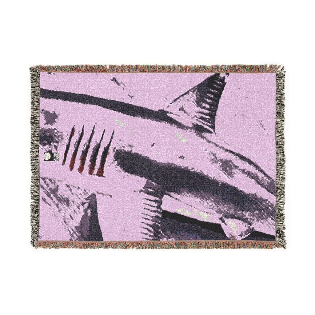 Woven Blanket "Beneath the Surface" purple