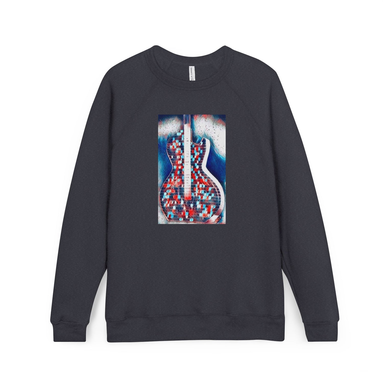 ALL AMERICAN GUITAR Sweatshirt — Red White &amp; Blue