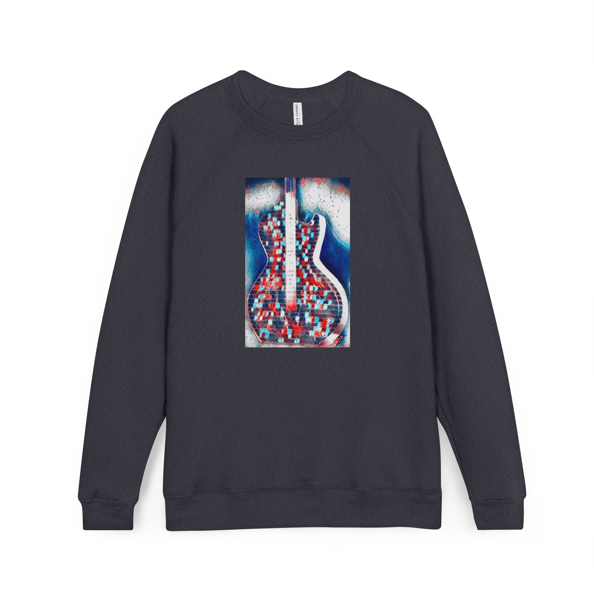 ALL AMERICAN GUITAR Sweatshirt — Red White &amp; Blue