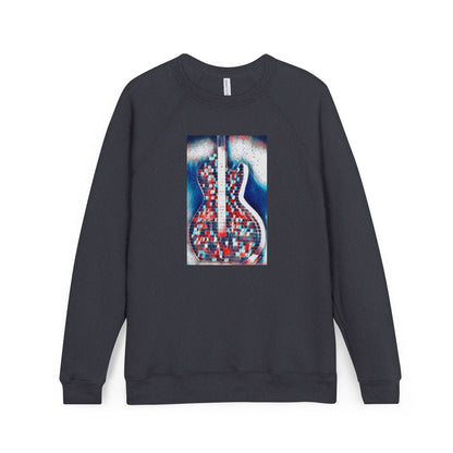 ALL AMERICAN GUITAR Sweatshirt — Red White &amp; Blue