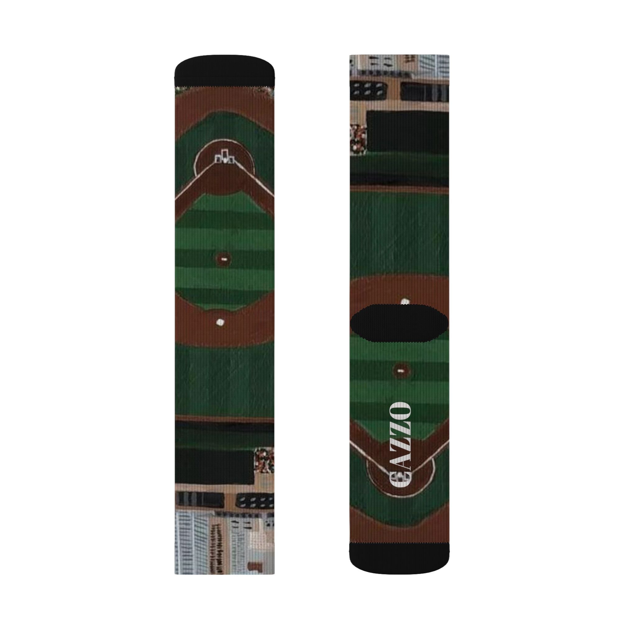 "BALLPARK" Baseball field socks
