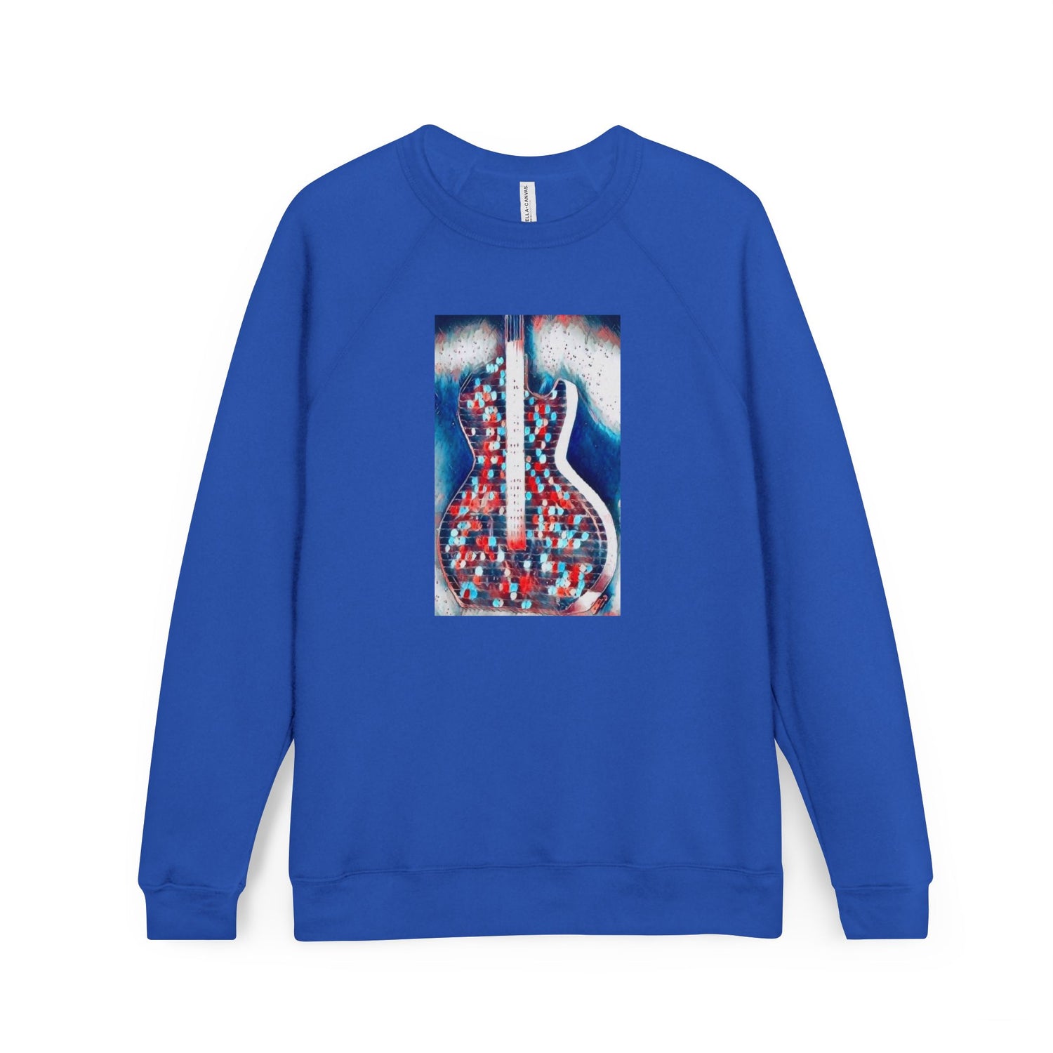 ALL AMERICAN GUITAR Sweatshirt — Red White &amp; Blue
