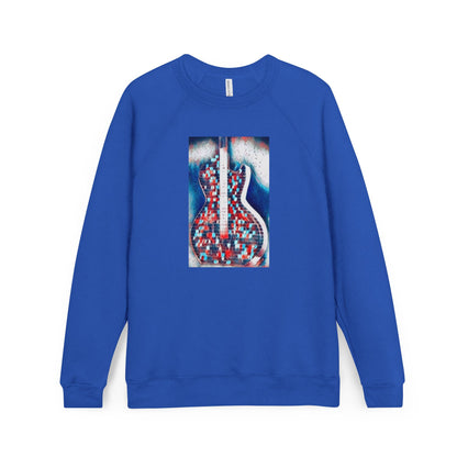 ALL AMERICAN GUITAR Sweatshirt — Red White &amp; Blue