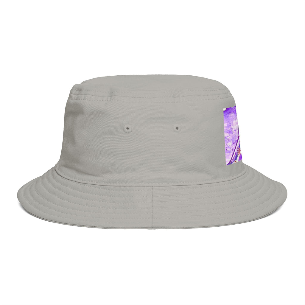 SHARK WEEK BUCKET HAT "Beneath the Surface" Purple | Shark Art Hat