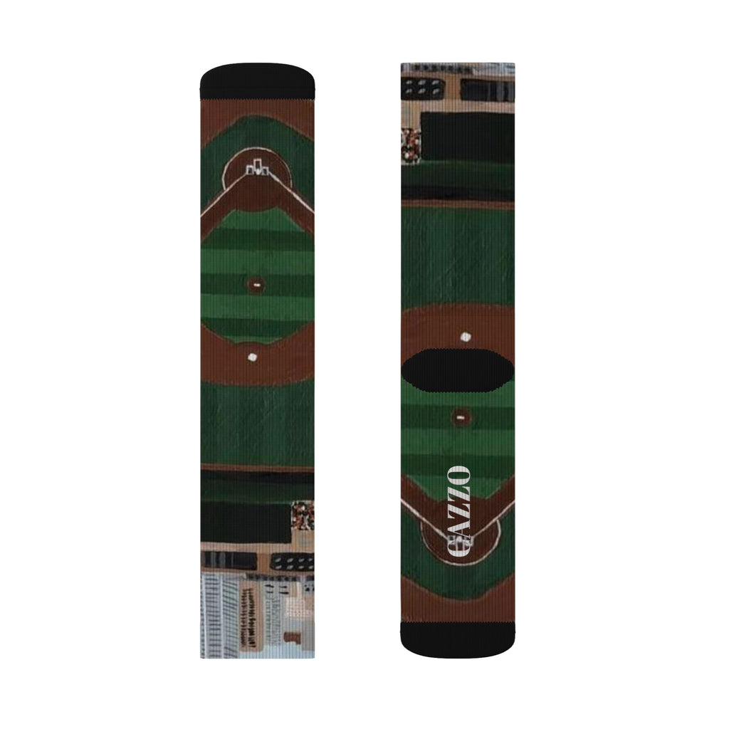 "BALLPARK" Baseball field socks