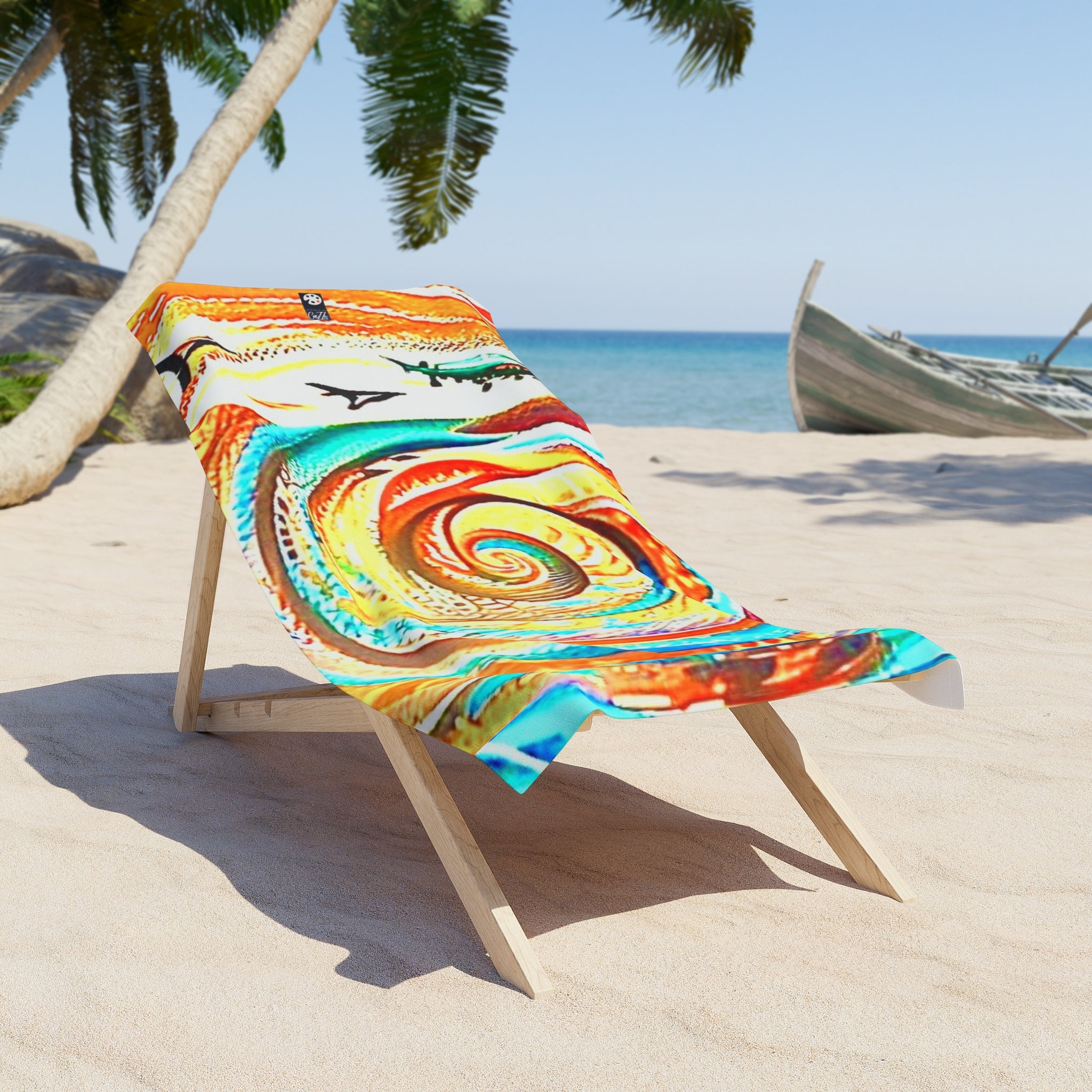BEACH TOWEL "Head Above Water"
