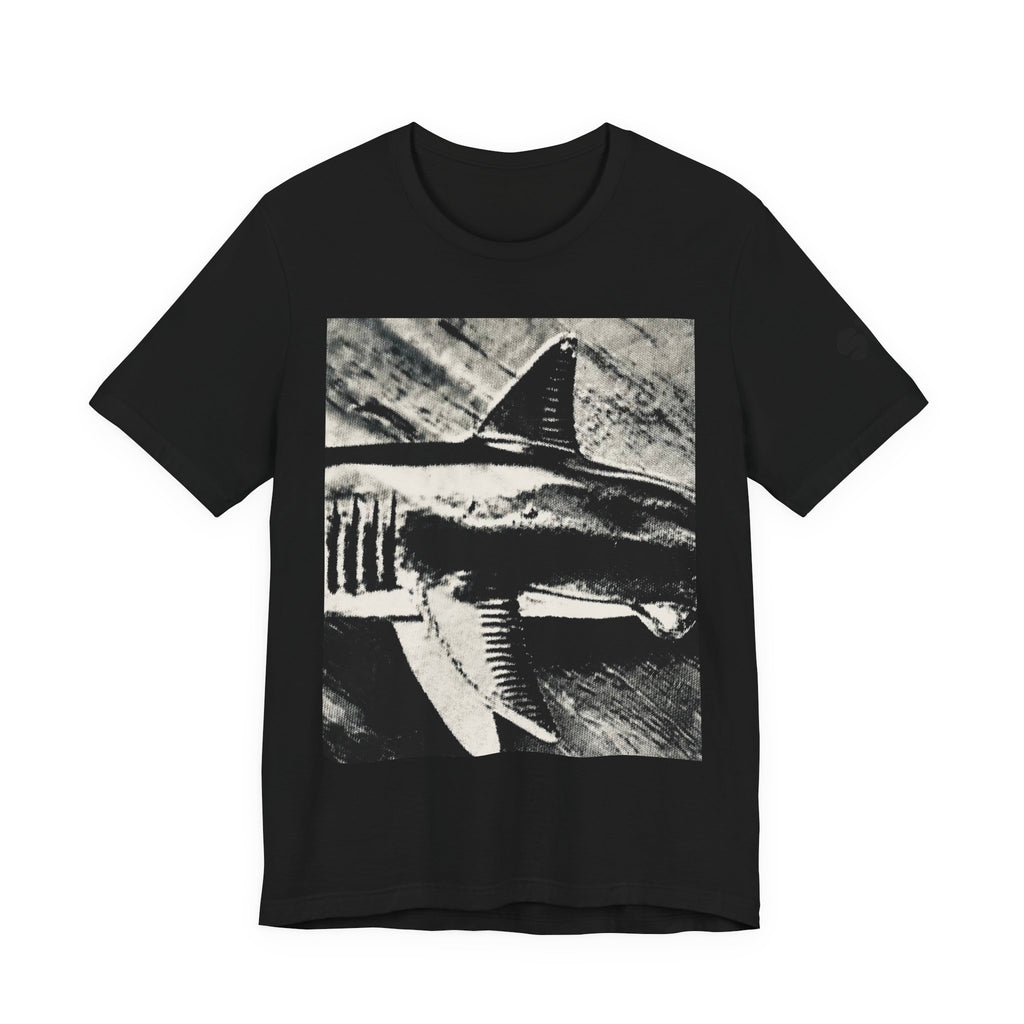 SHARK WEEK T SHIRT -  "Beneath the Surface"  Monochrome