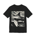 SHARK WEEK T SHIRT -  "Beneath the Surface"  Monochrome