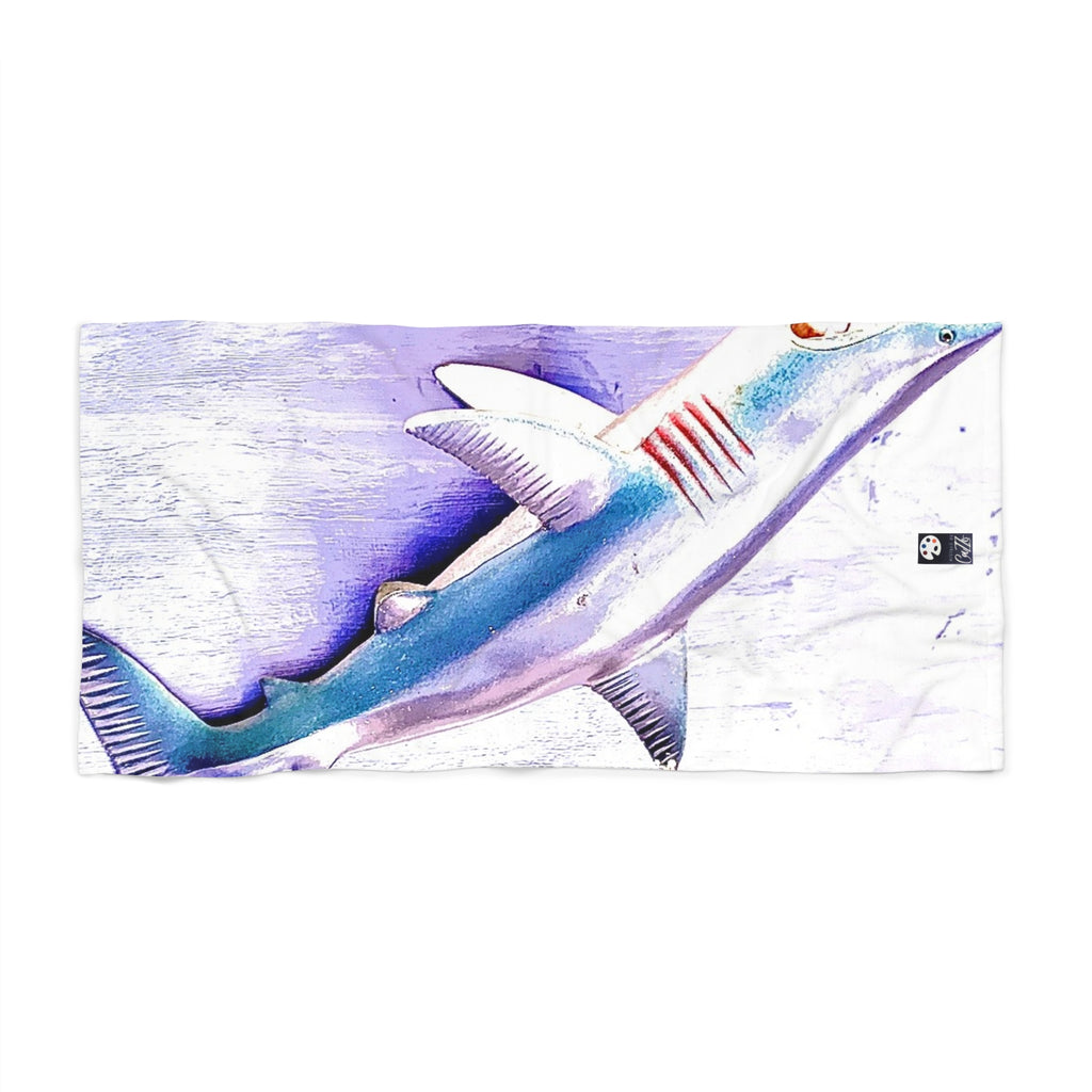 SHARK WEEK Beach Towel "Beneath the Surface"