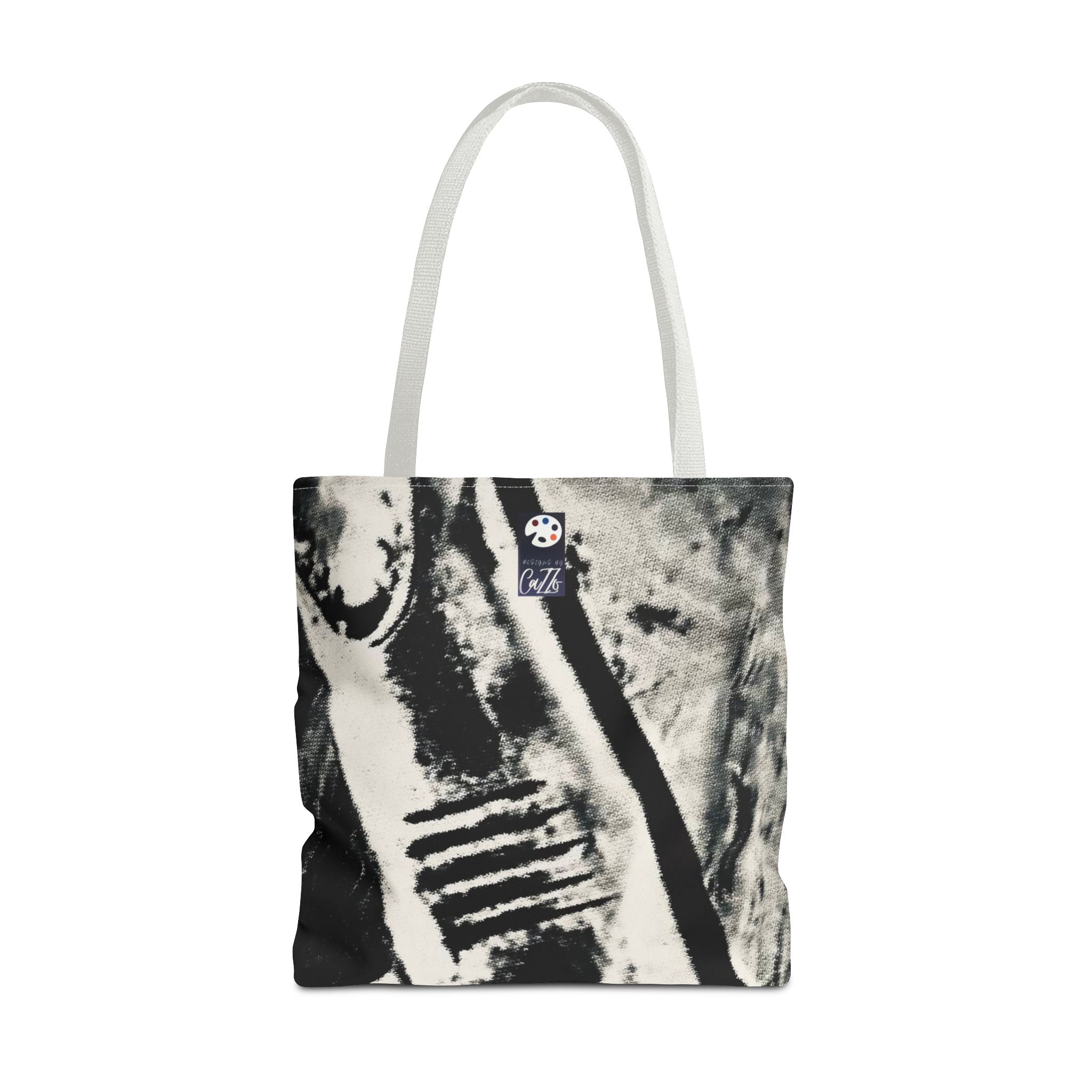 SHARK WEEK TOTE "Beneath the Surface" Monochrome | 13x13 $22 · 16x16 $25 · 18x18 $28