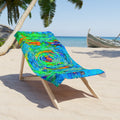 BEACH TOWEL "Hurricane" Blue