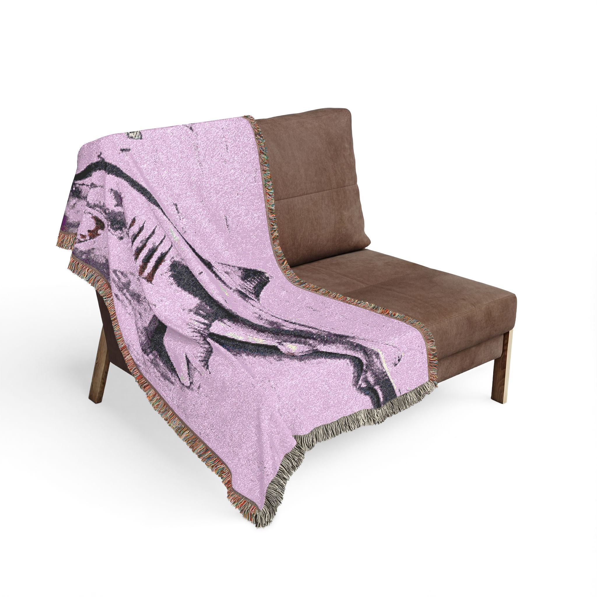 SHARK WEEK Woven blanket - purple
