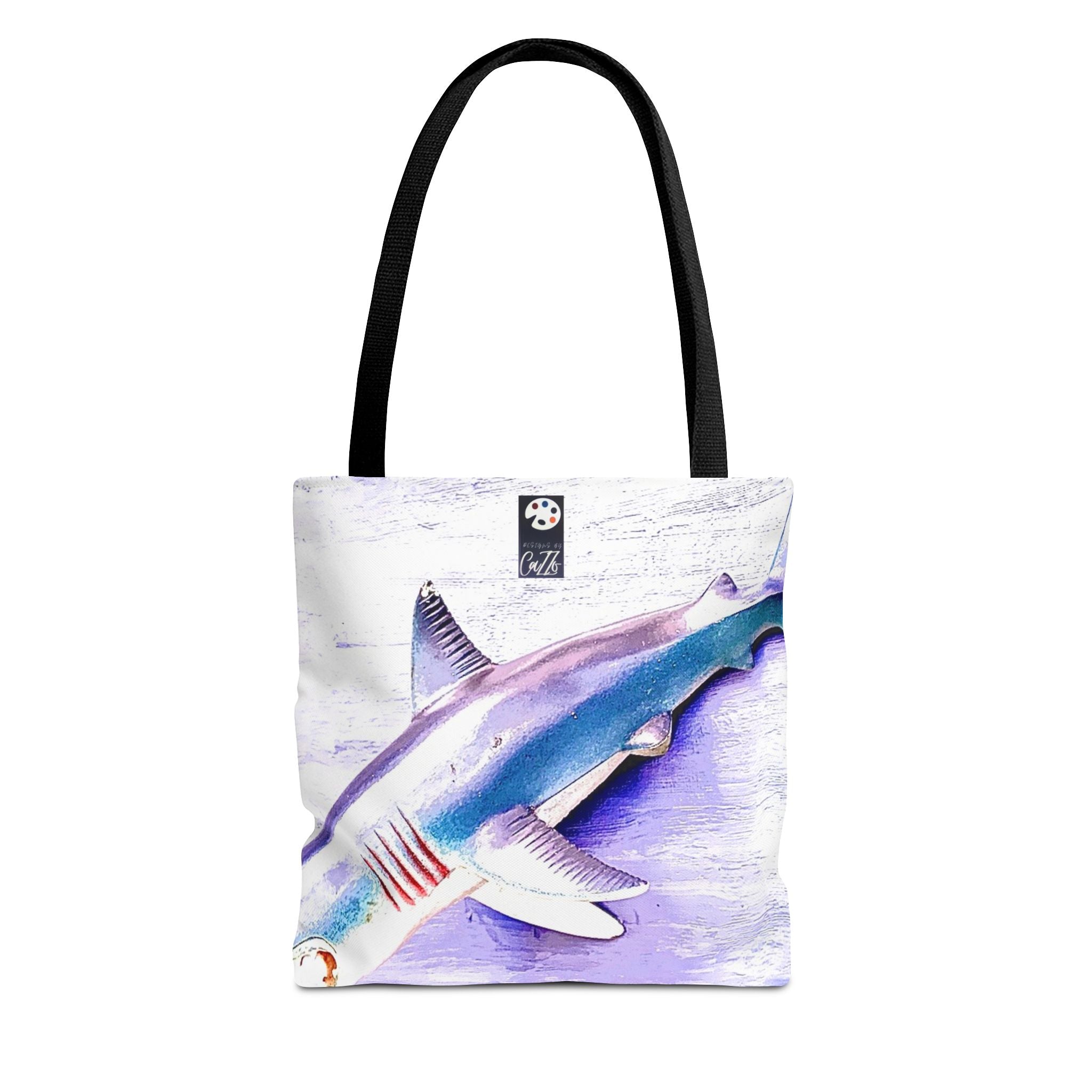 SHARK WEEK Tote "Beneath the Surface" Natural