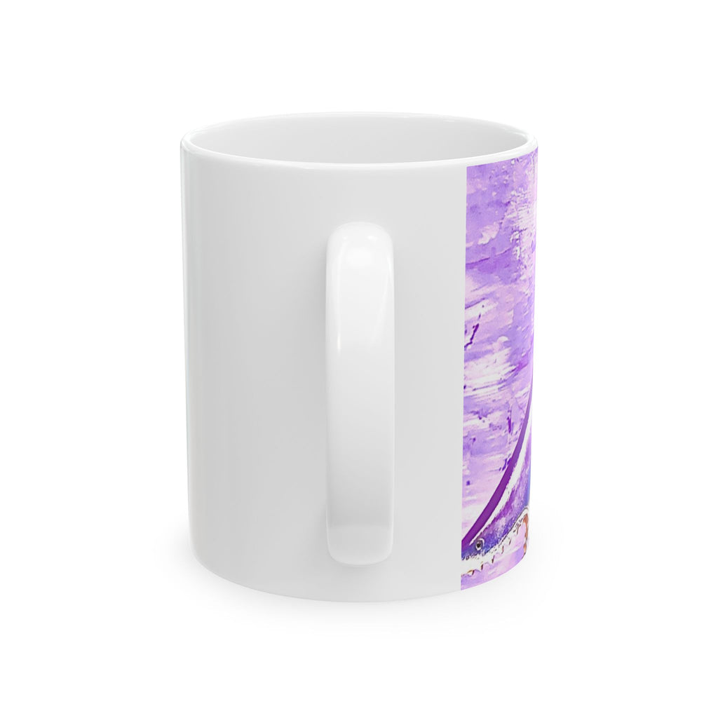 SHARK WEEK Ceramic Mug "Beneath the Surface" (11oz) | Shark Art Mug