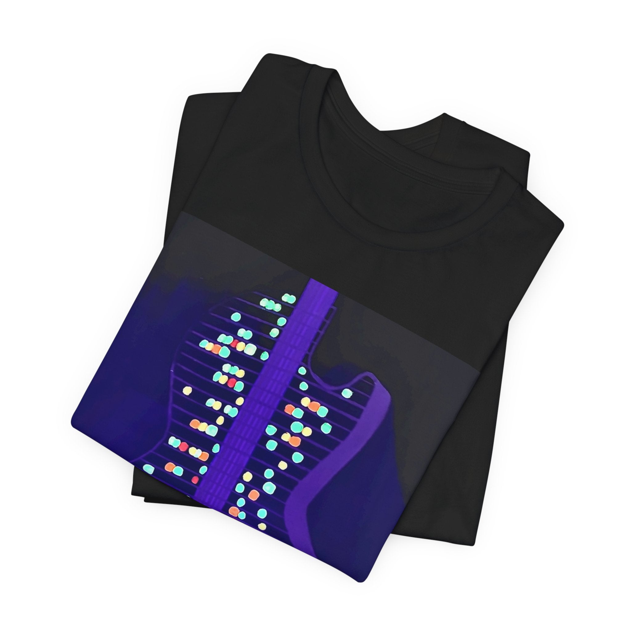 ALL AMERICAN GUITAR T-Shirt — Neon