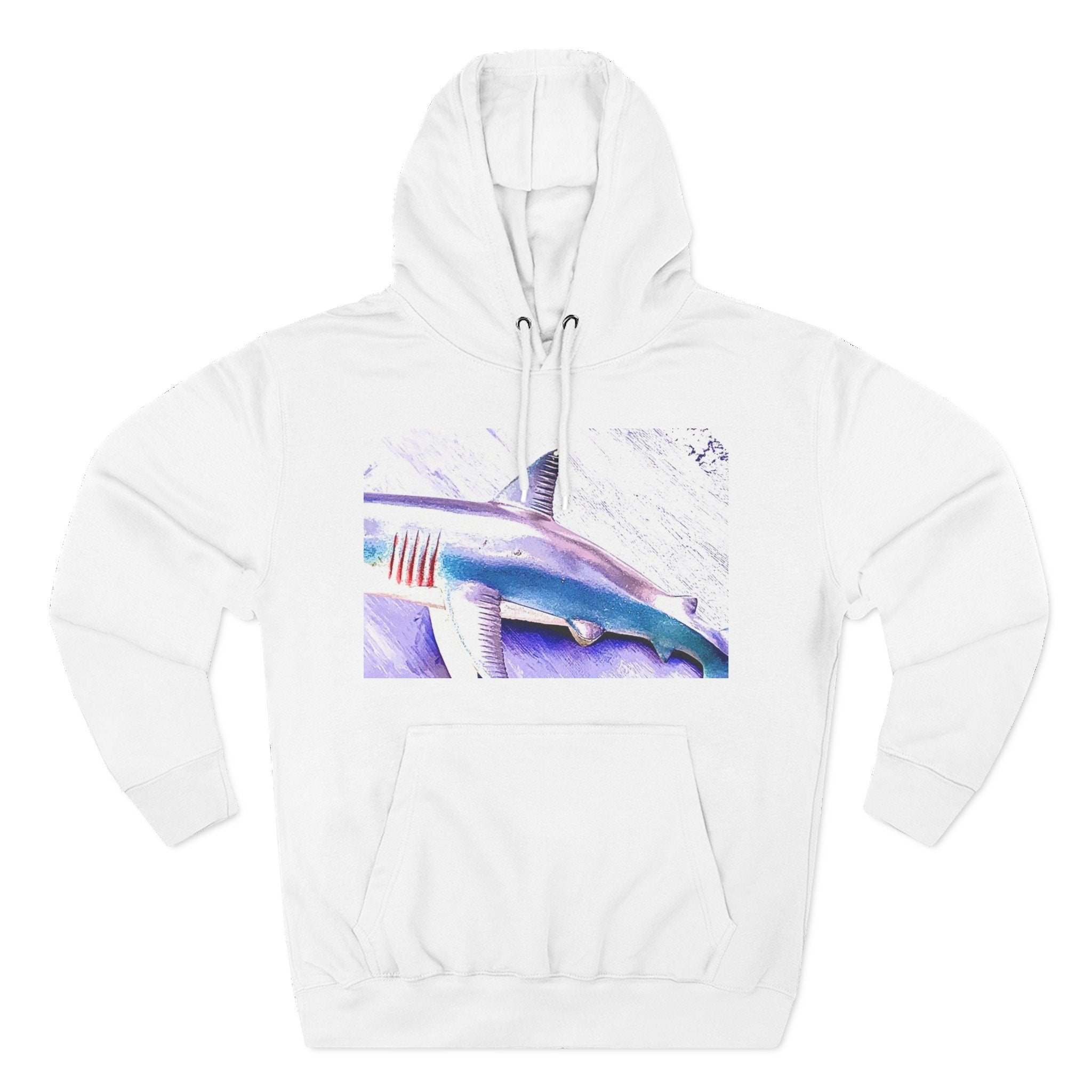 SHARK WEEK HOODIE "Beneath the Surface" | Shark Art Hoodie
