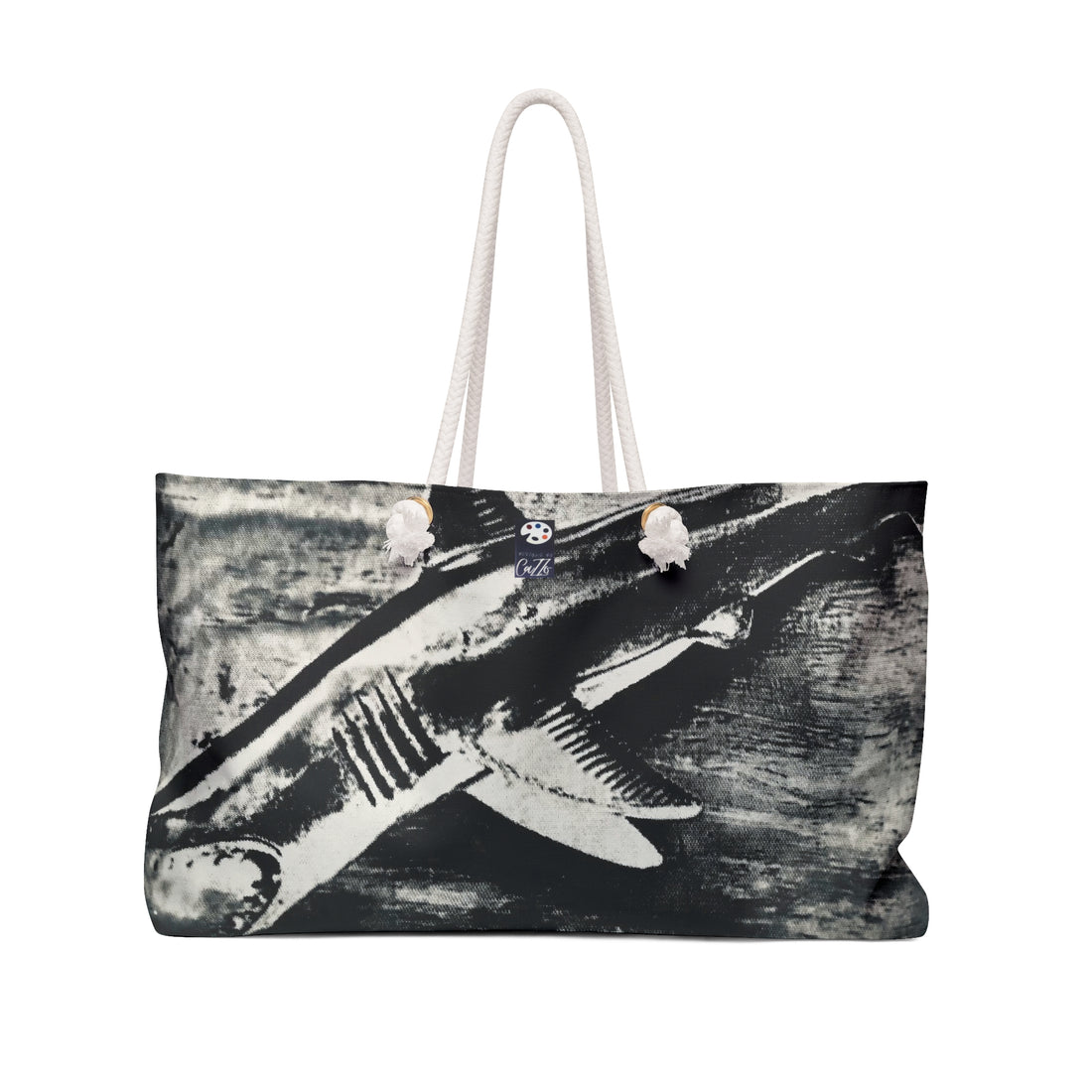 SHARK WEEK "BENEATH THE SURFACE"  Weekender Bag — Monochrome
