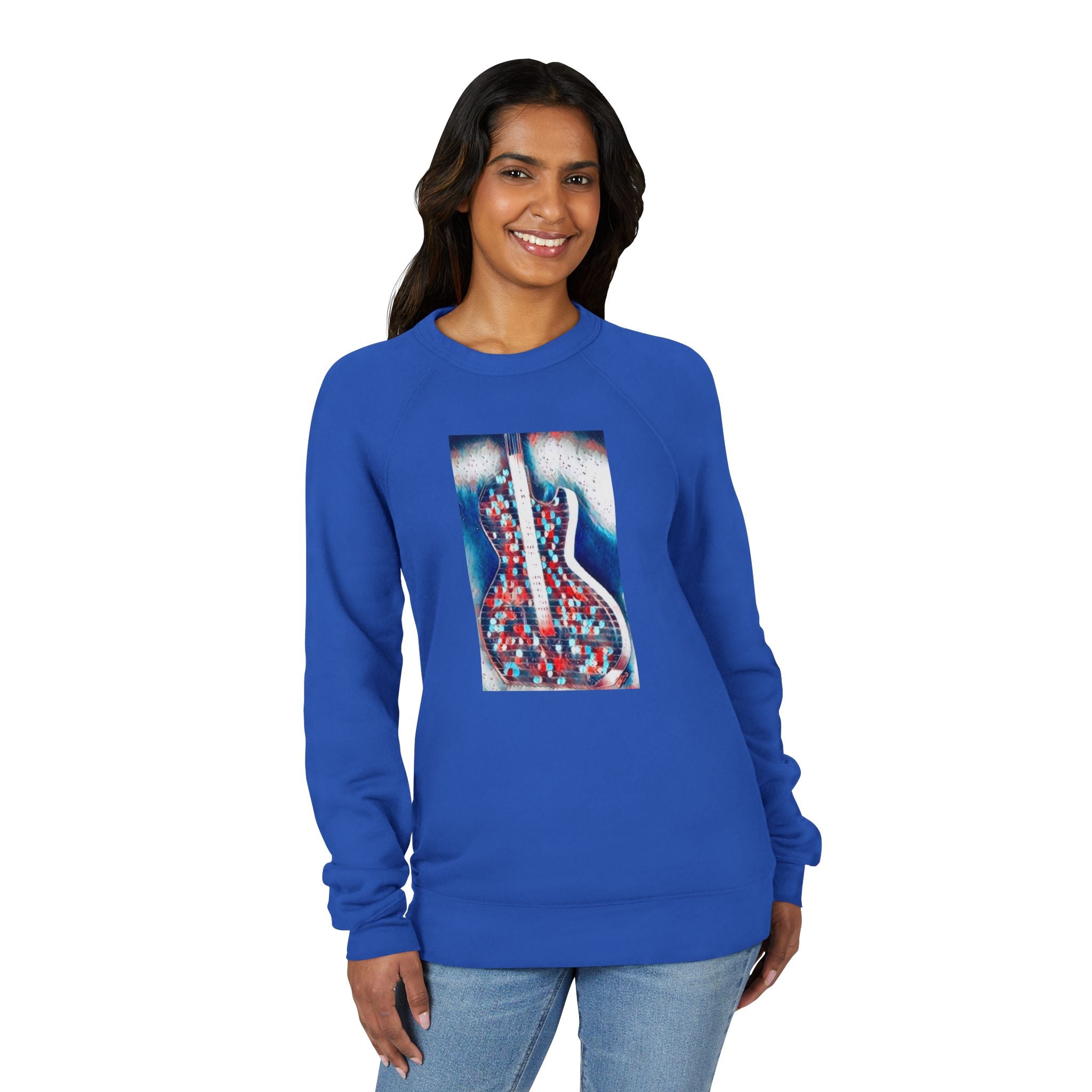 ALL AMERICAN GUITAR Sweatshirt — Red White & Blue