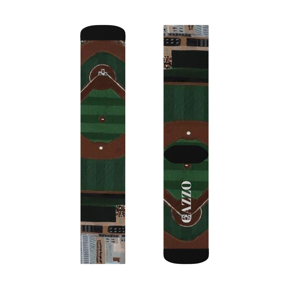 "BALLPARK" Baseball field socks