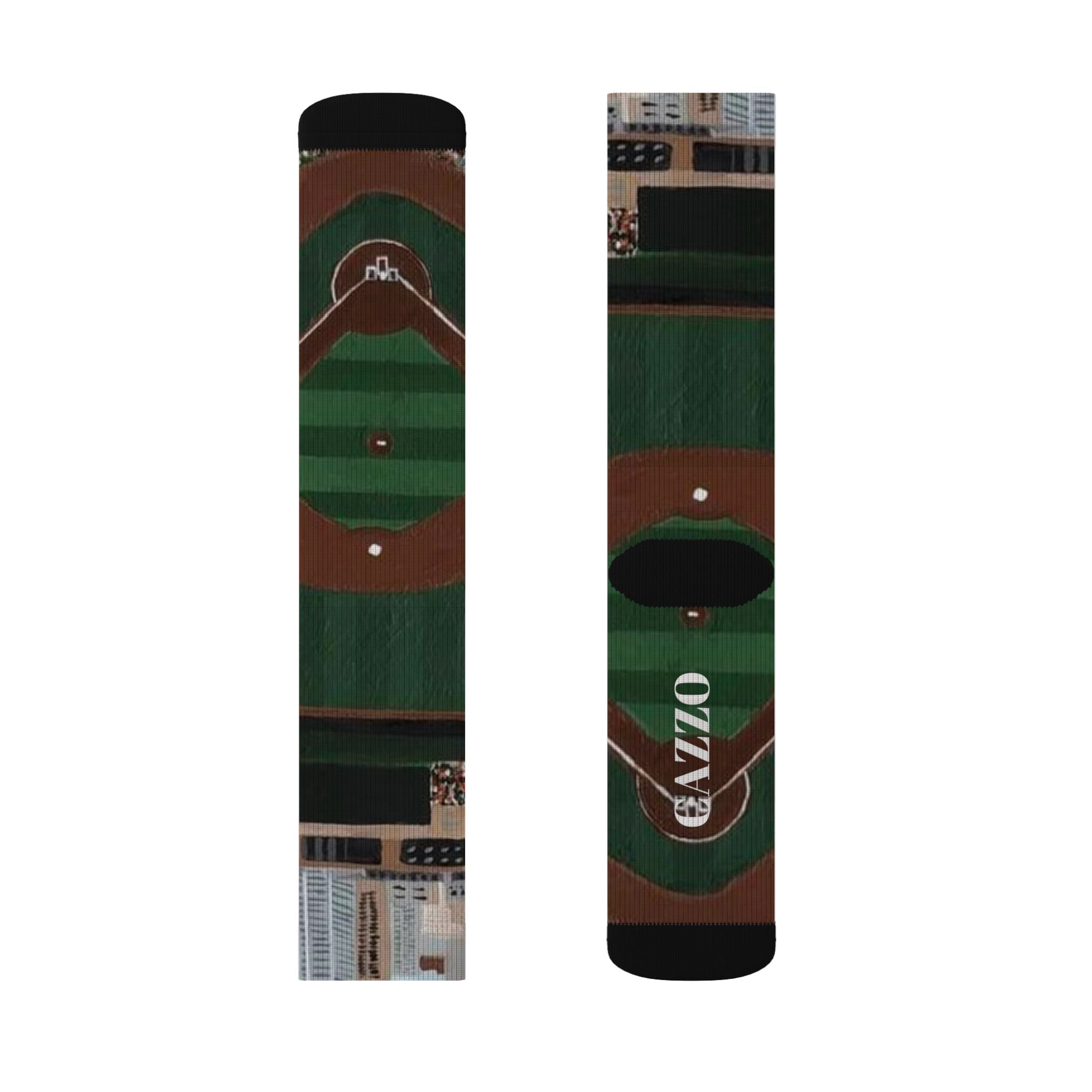 "BALLPARK" Baseball field socks