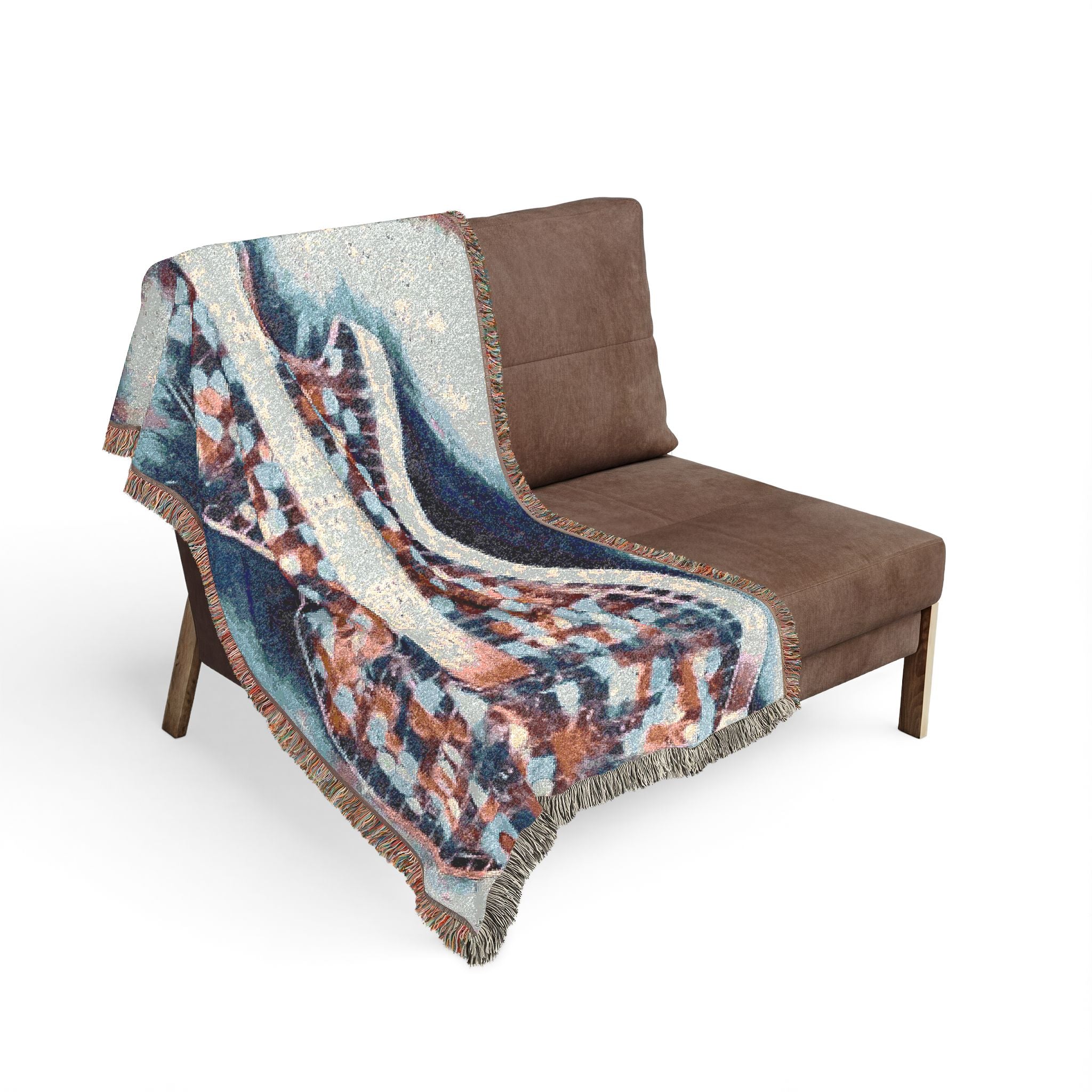 ALL AMERICAN GUITAR Woven Blanket — Red White & Blue