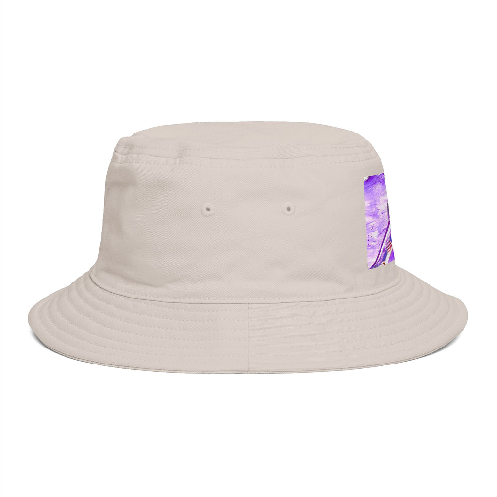 SHARK WEEK BUCKET HAT "Beneath the Surface" Purple | Shark Art Hat
