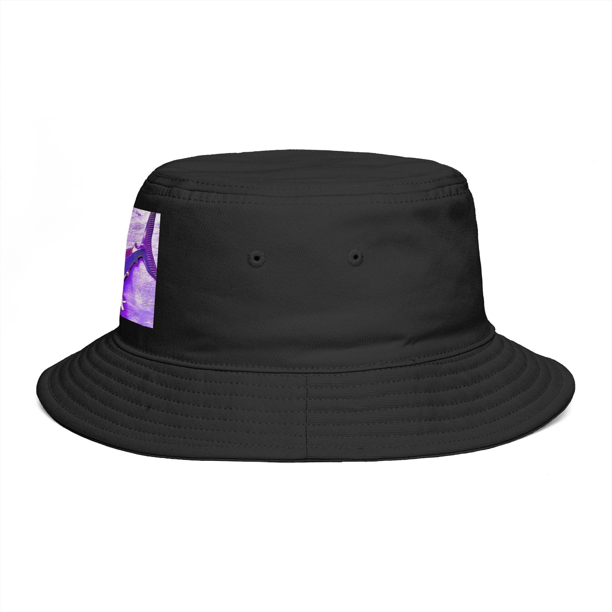 SHARK WEEK BUCKET HAT "Beneath the Surface" Purple | Shark Art Hat