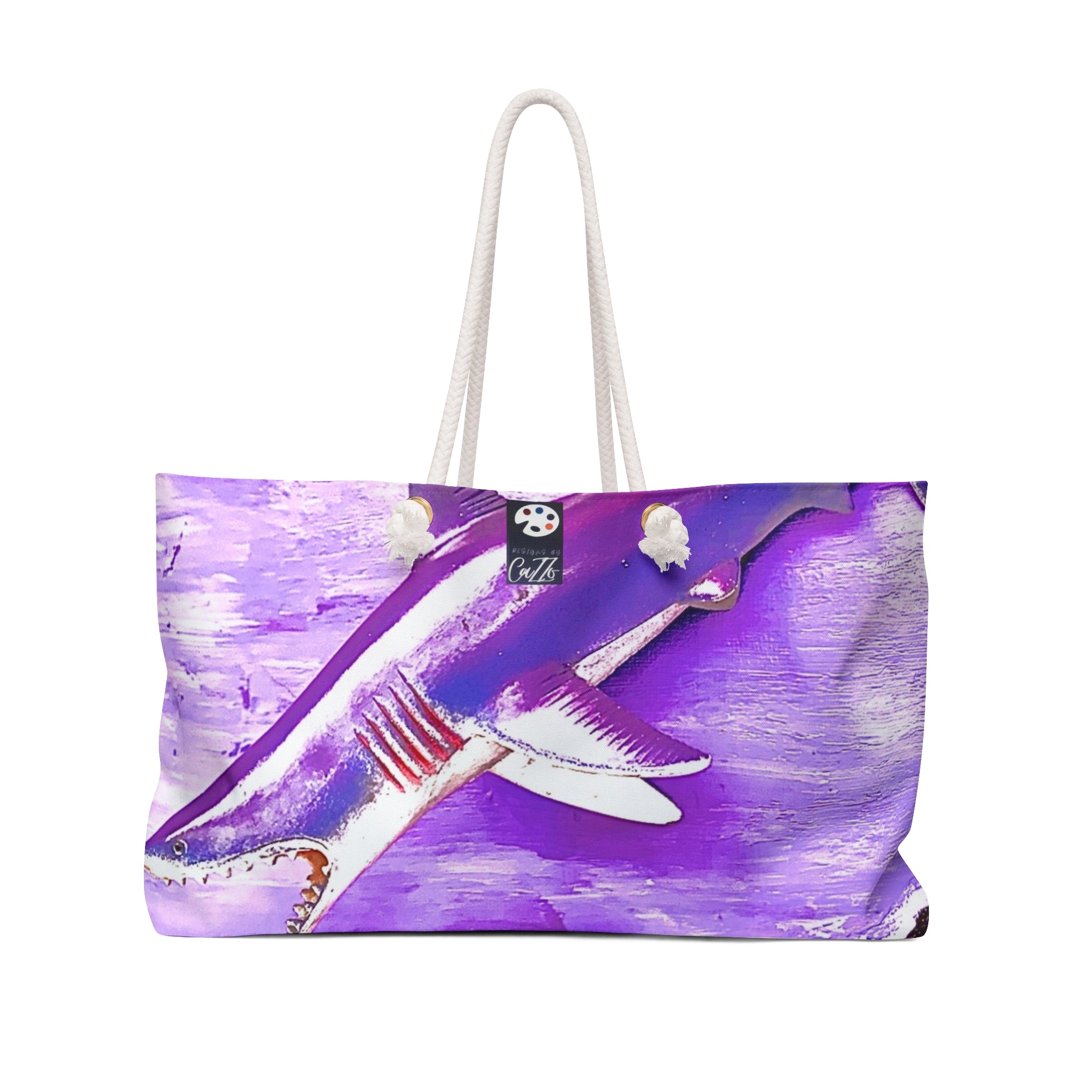 SHARK WEEK BAG Weekender Bag PURPLE