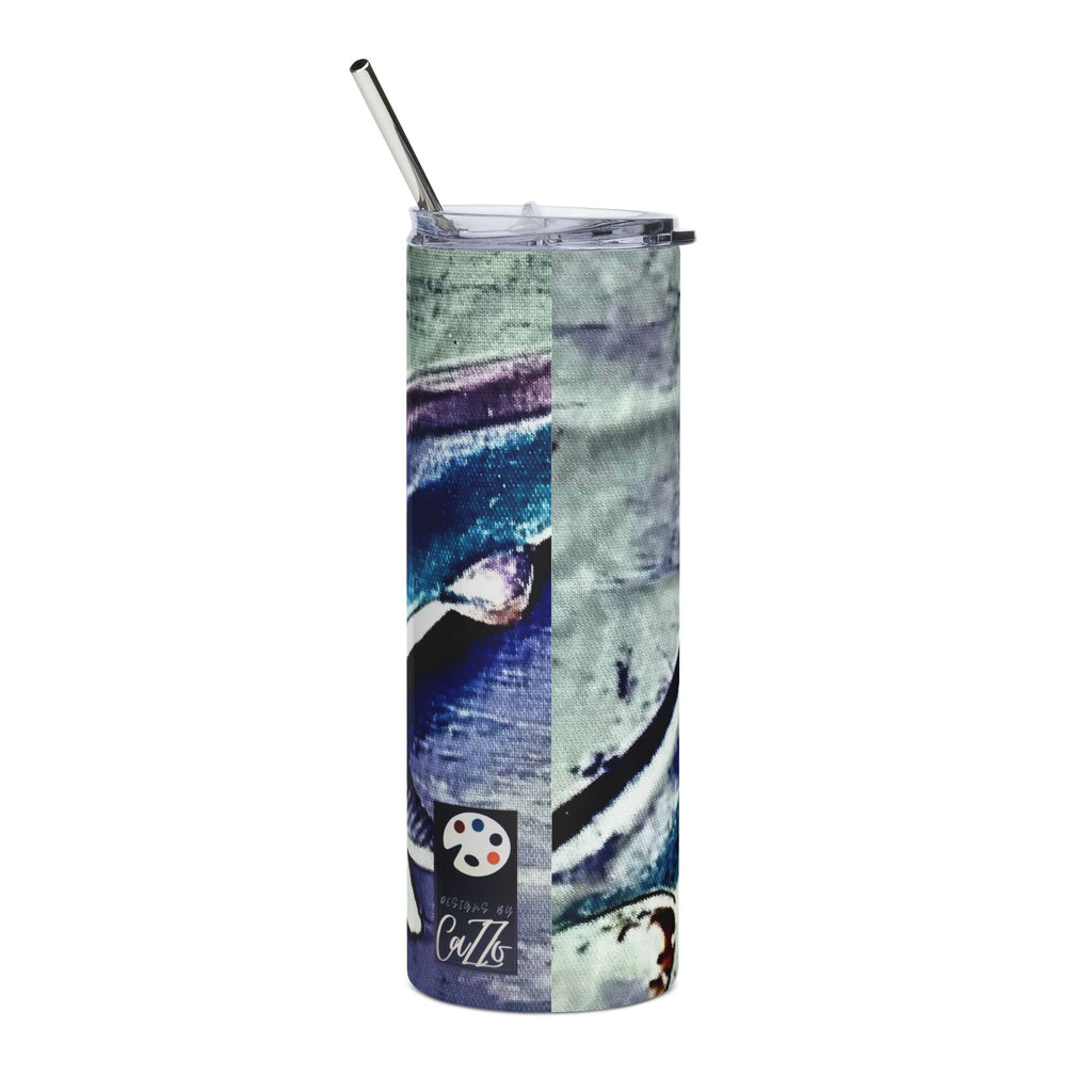 SHARK WEEK 20 oz. Tumbler - "Beneath the Surface"  Blue Steel