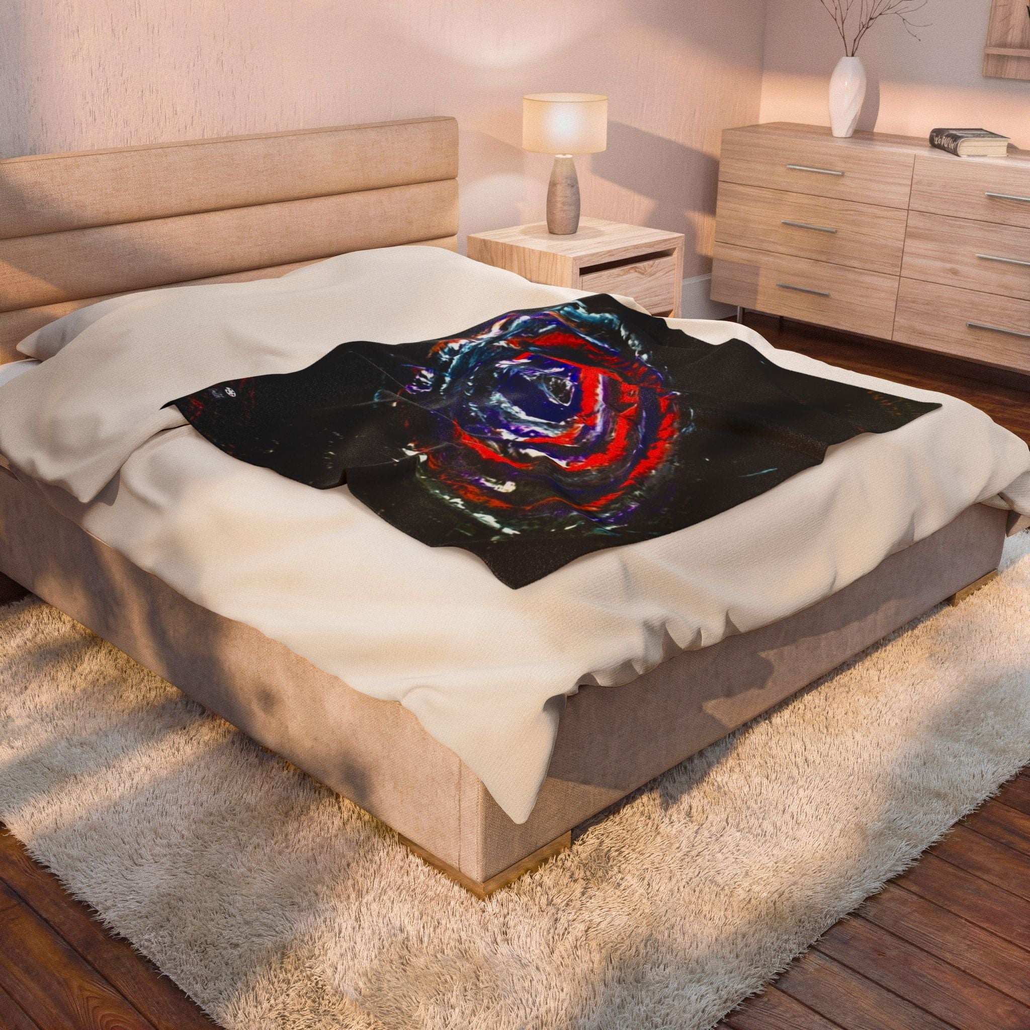 "GALAXY"  Velveteen Plush Blanket