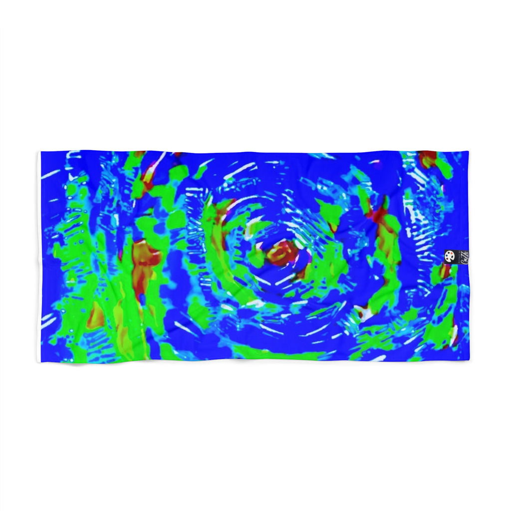 BEACH TOWEL "Hurricane" Blue