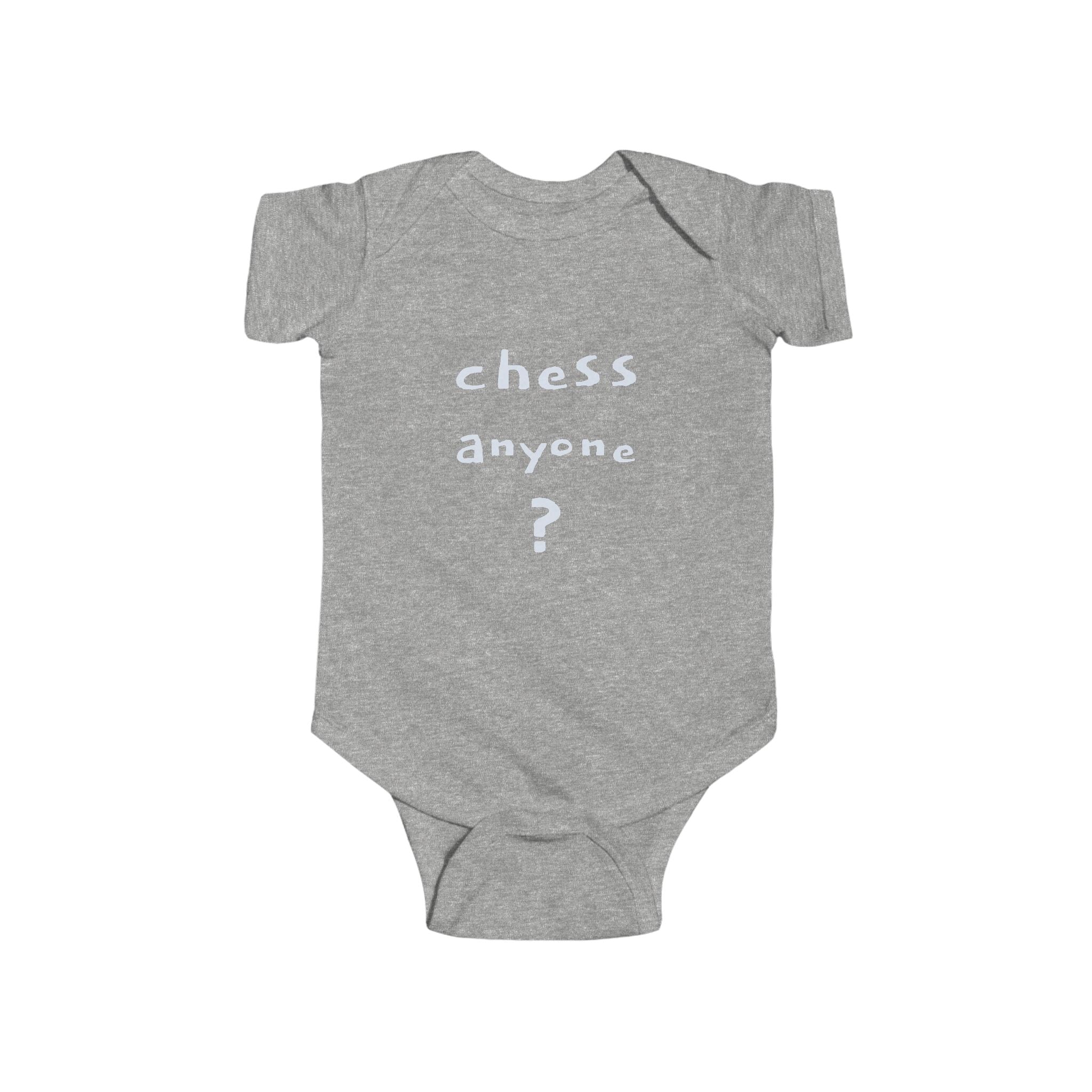 "BABY TALK TEES"  0 to 24 months   "CHESS ANYONE"