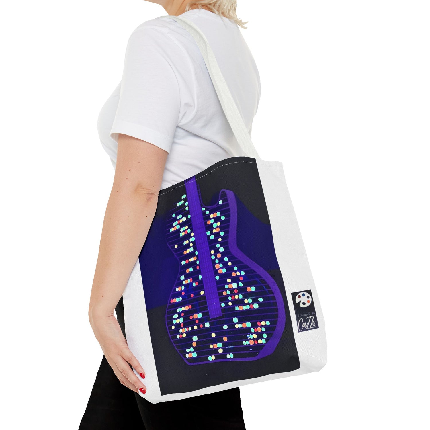 ALL AMERICAN GUITAR Tote Bag  Neon
