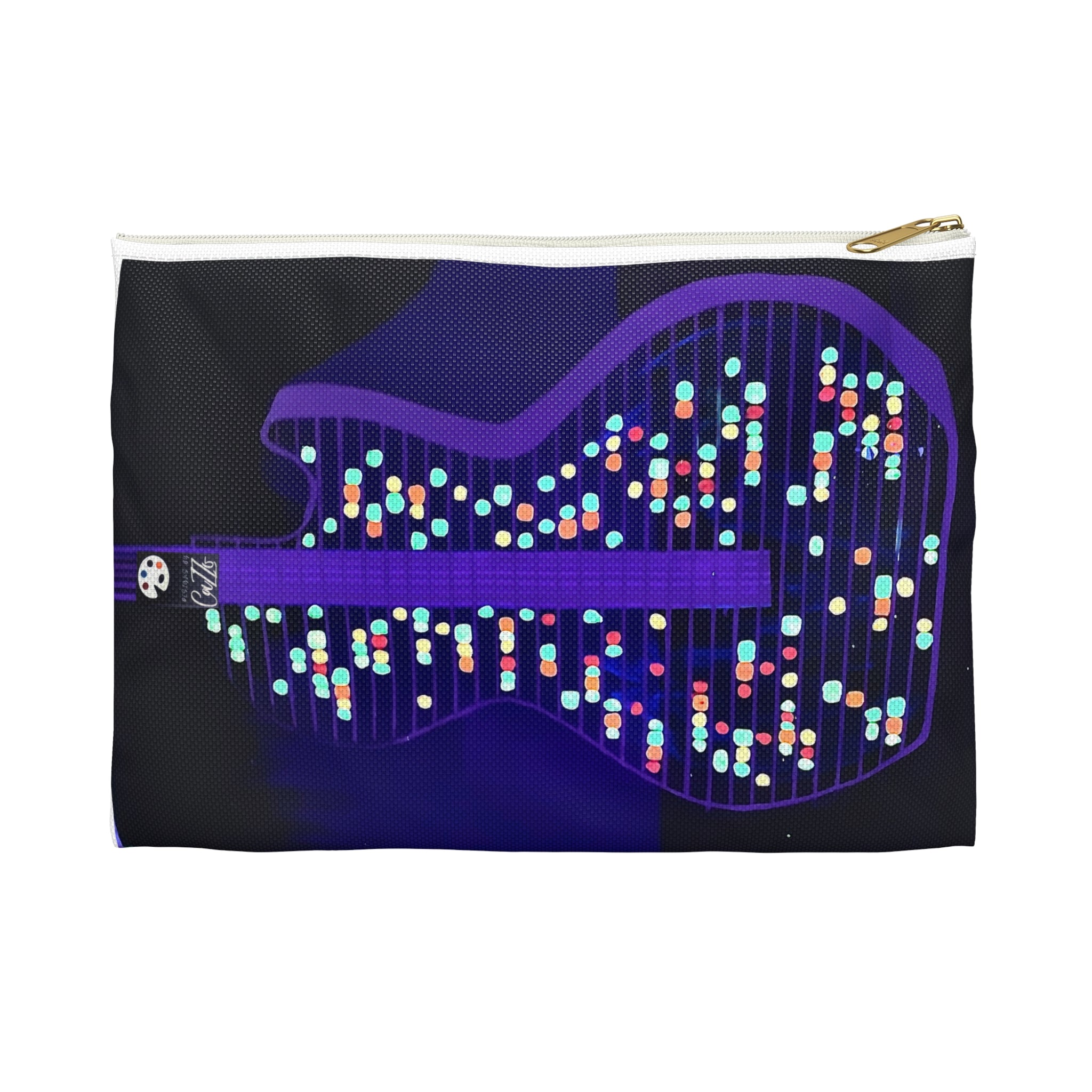 ALL AMERICAN GUITAR Zipper Pouch — Neon