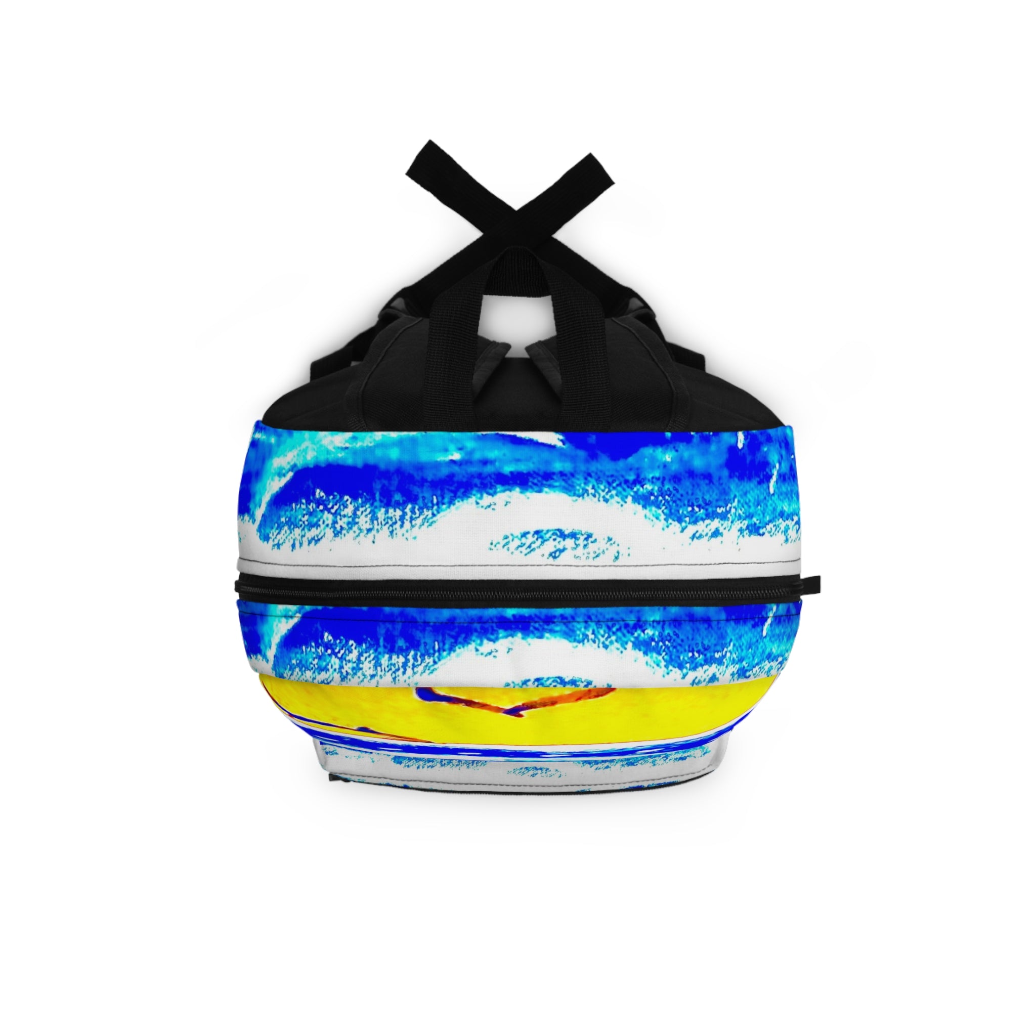 BACKPACK "HEAD ABOVE WATER" BLUE/GOLD
